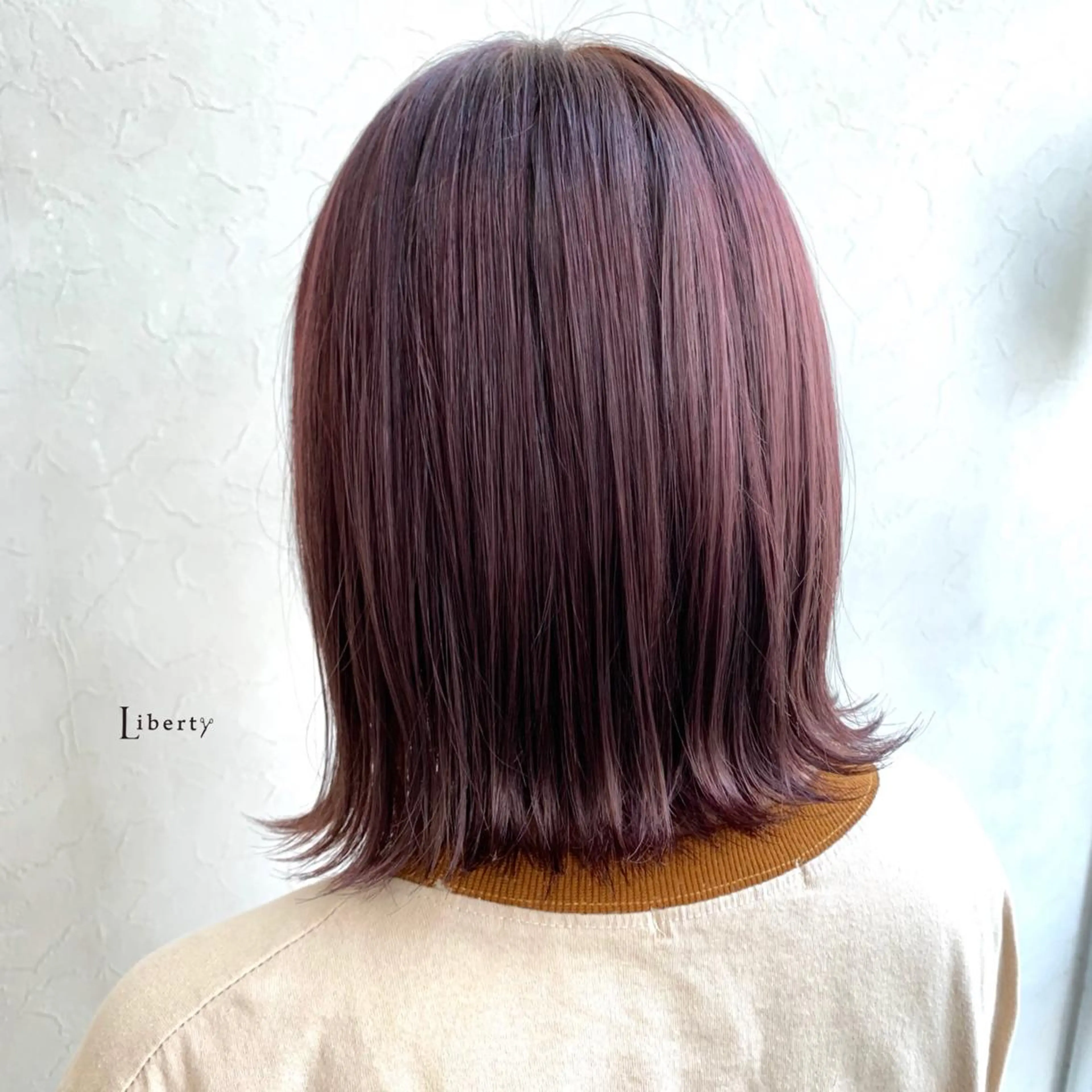 ミディアム カラー イルミナカラー ヘアカラー トリートメント Liberty 店長 TAJIMAのヘアスタイル