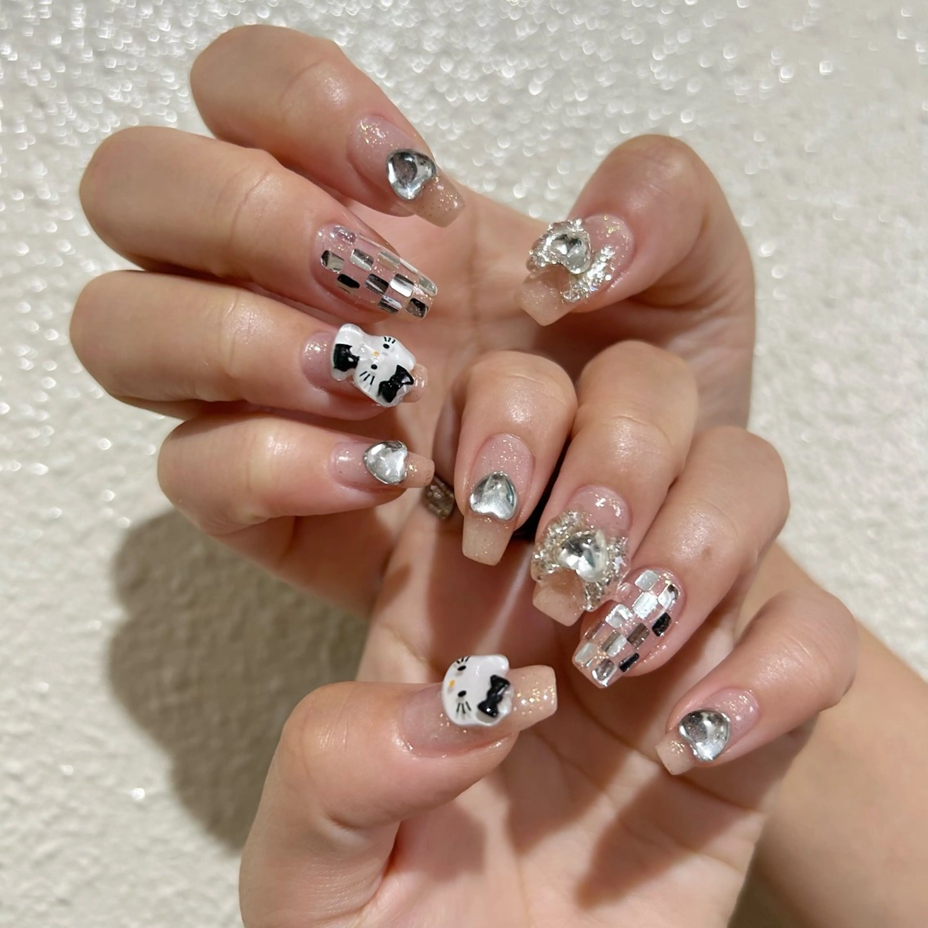 ネイル ハンドネイル ☽ ☾のネイルデザイン