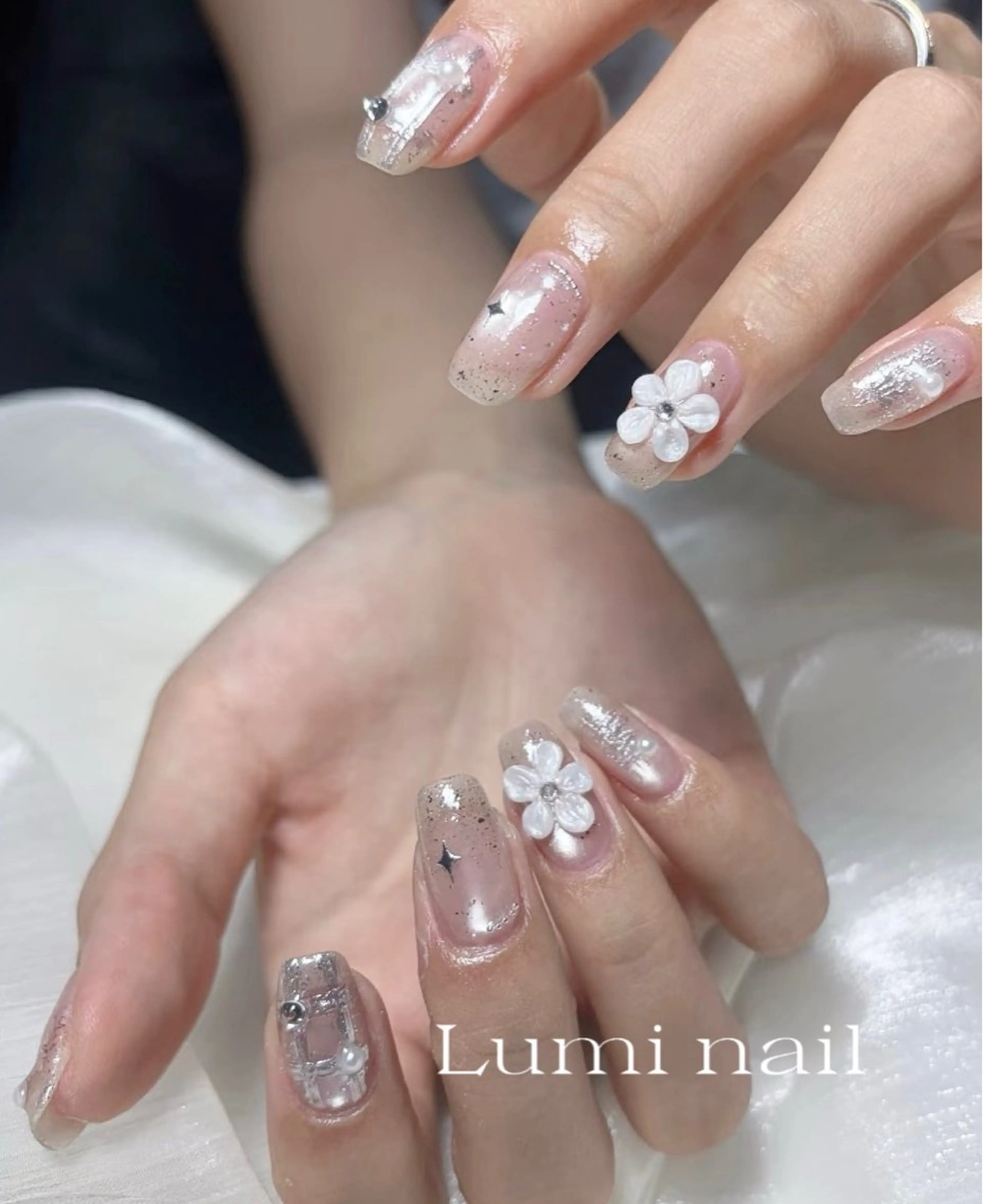 ネイル マグネットネイル 持ち込み Luminail 新小岩のネイルデザイン