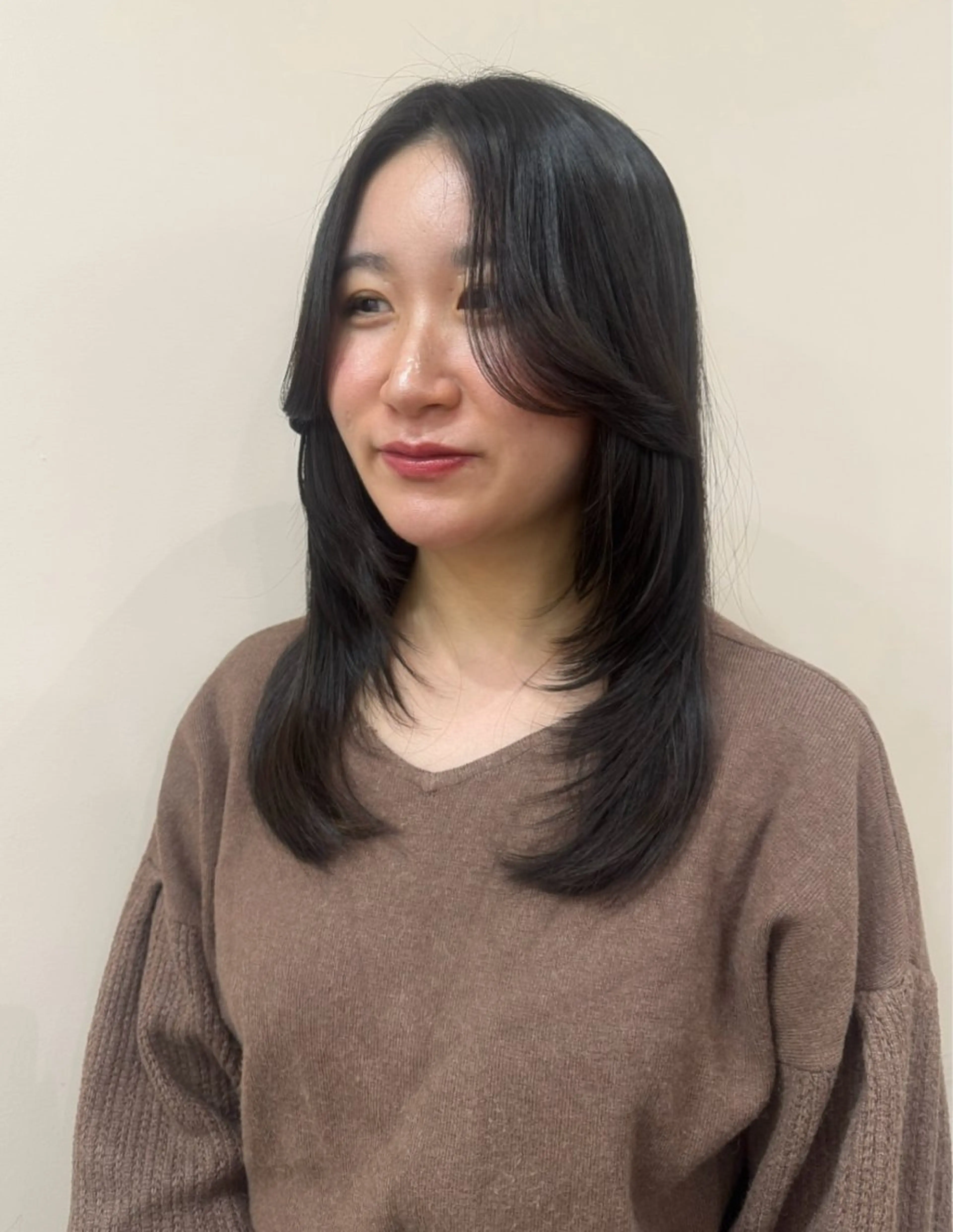 セミロング レイヤーカット hair produce CUEON.ciea所属・樋口 愛のヘアスタイル