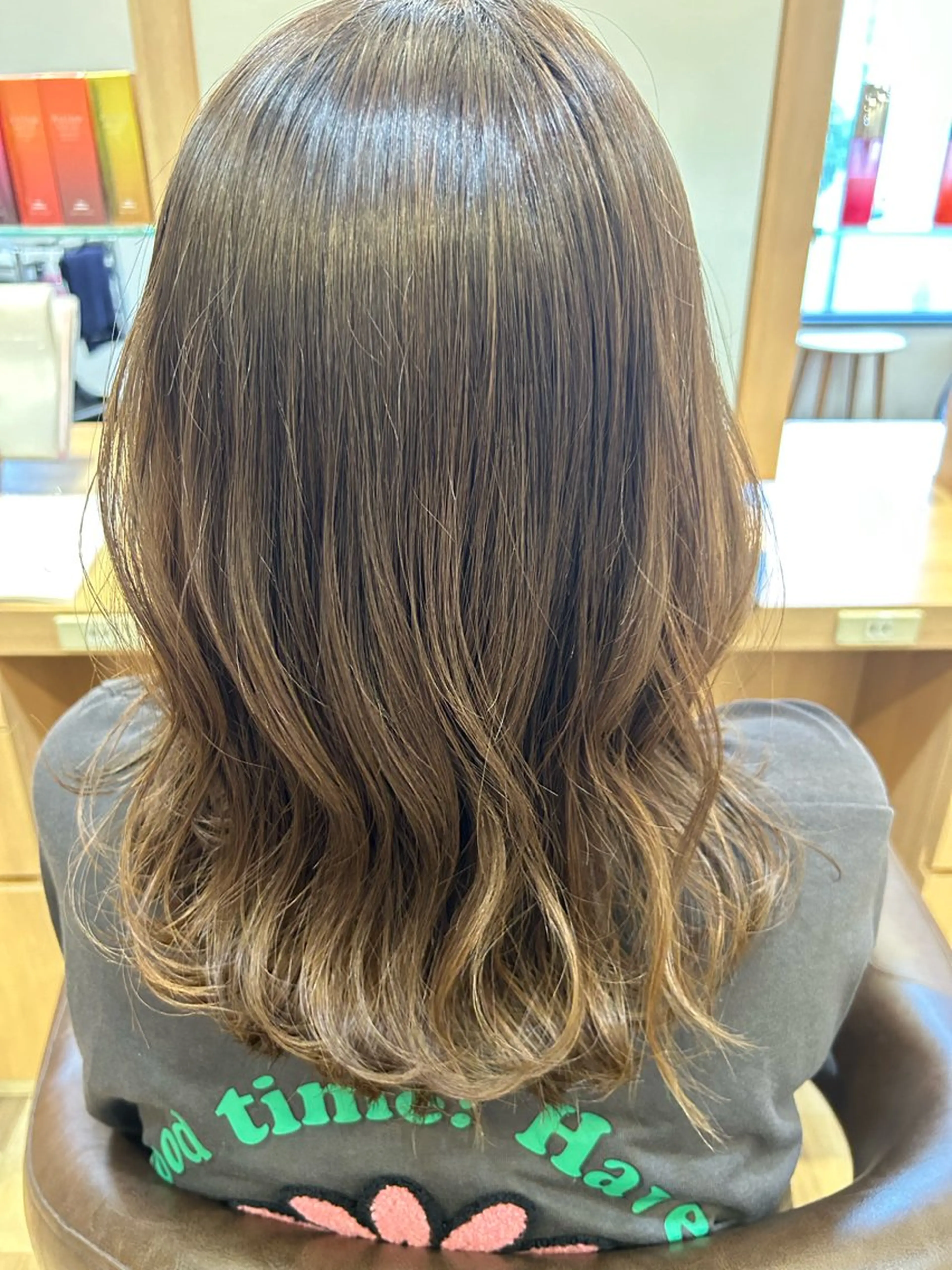 カラー ブラウンカラー ヘアカラー 後藤 莉子のヘアスタイル