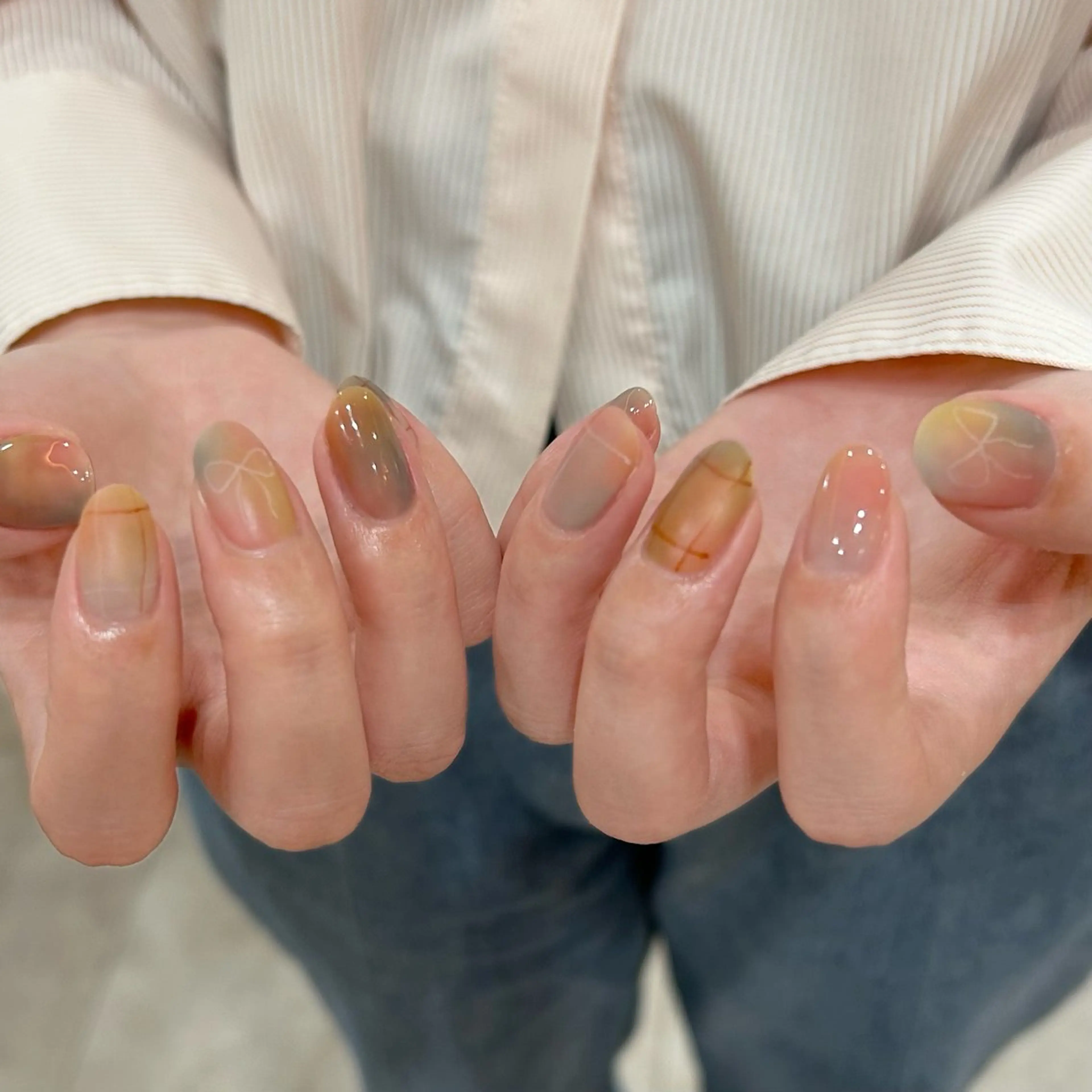 ネイル ハンドネイル shio ♡ 8月分予約受付中のネイルデザイン