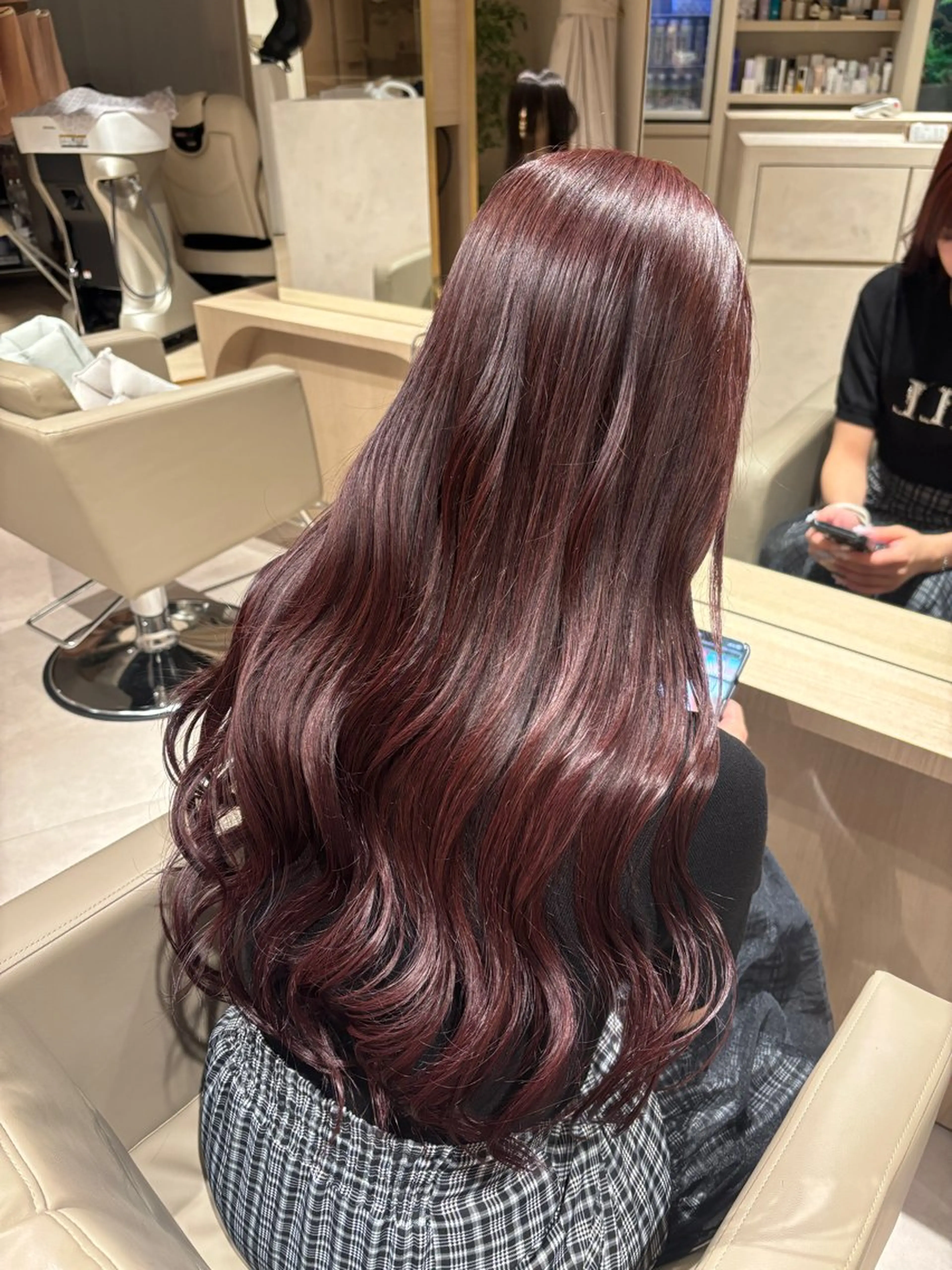 ロング カラー 透明感カラー ラベンダーカラー ピンクカラー ピンクラベンダー RUALA所属・美月 🌙のヘアスタイル