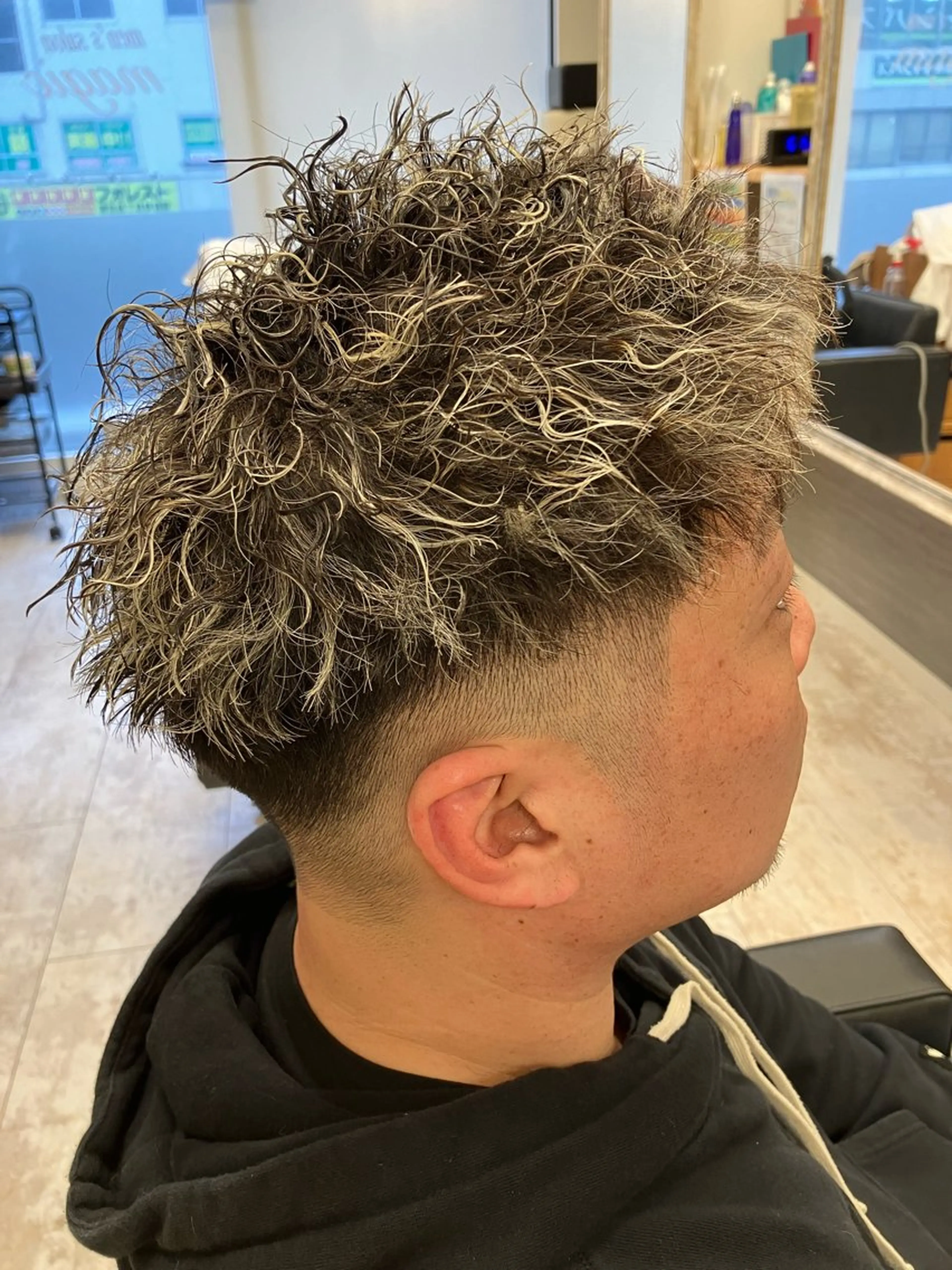 カラー パーマ メンズ カット ヘアカラー パーマ メンズ特化/パーマ/ フェードWATARUのヘアスタイル