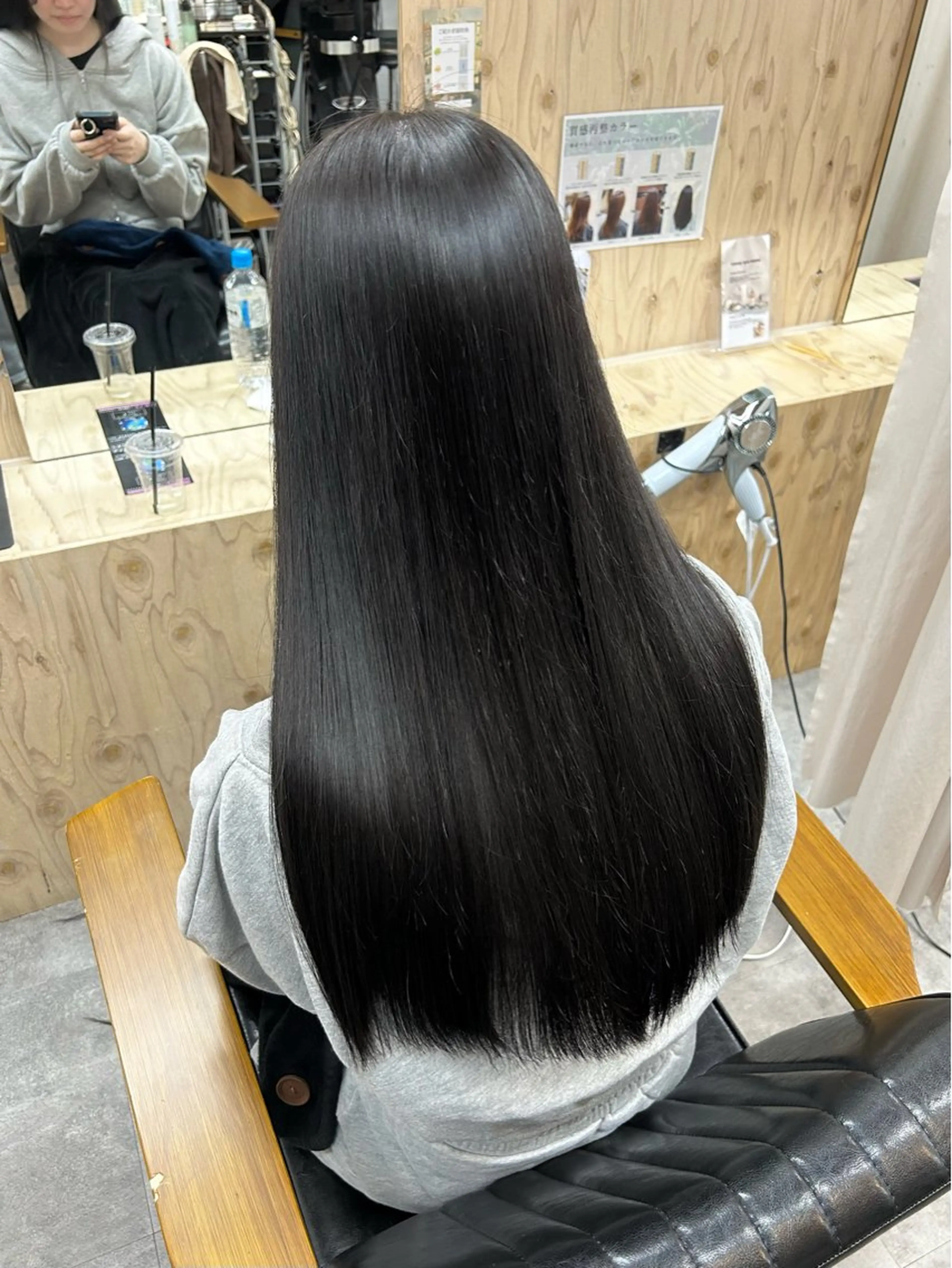 ロング ロング カット 縮毛矯正 トリートメント 岩田 一駿/名古屋/ 伏見/栄/縮毛矯正のヘアスタイル