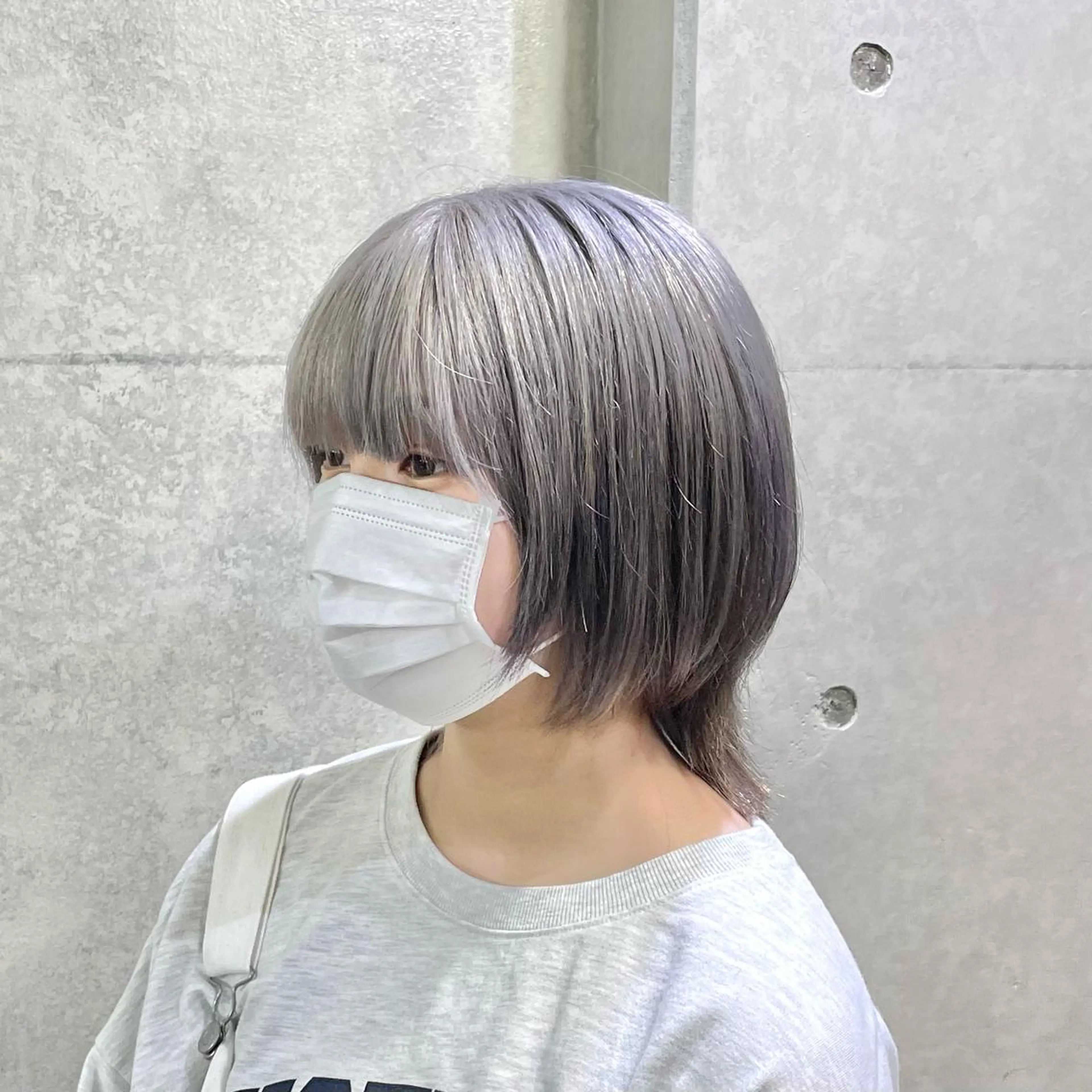 ショート カラー pizzicato pacto所属・ボルドーカラー/ワイ ンレッド/長山遼太郎のヘアスタイル