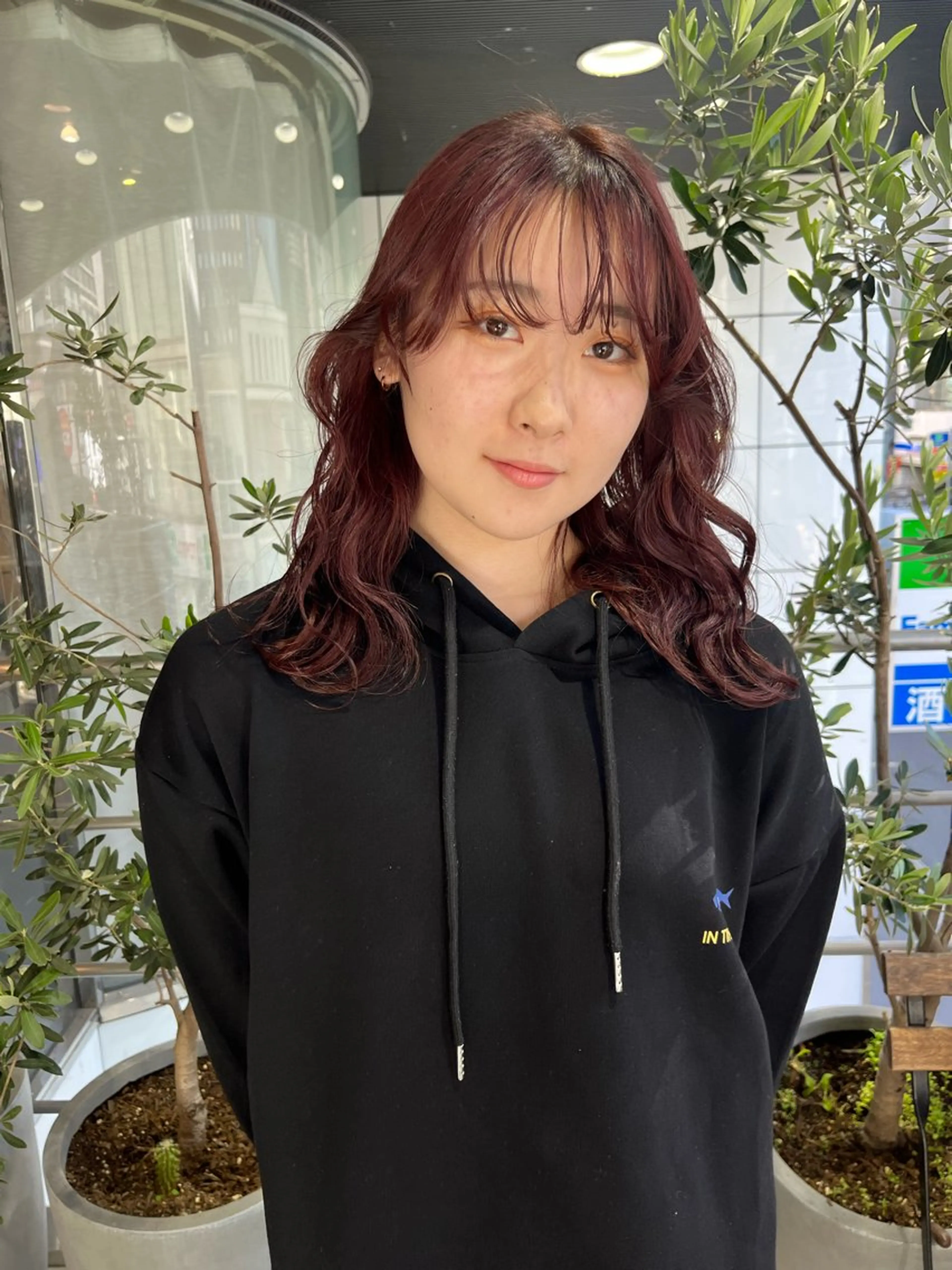 ミディアム カラー カット ヘアカラー 💖デザインカラー/ タダ ハナカ💖のヘアスタイル