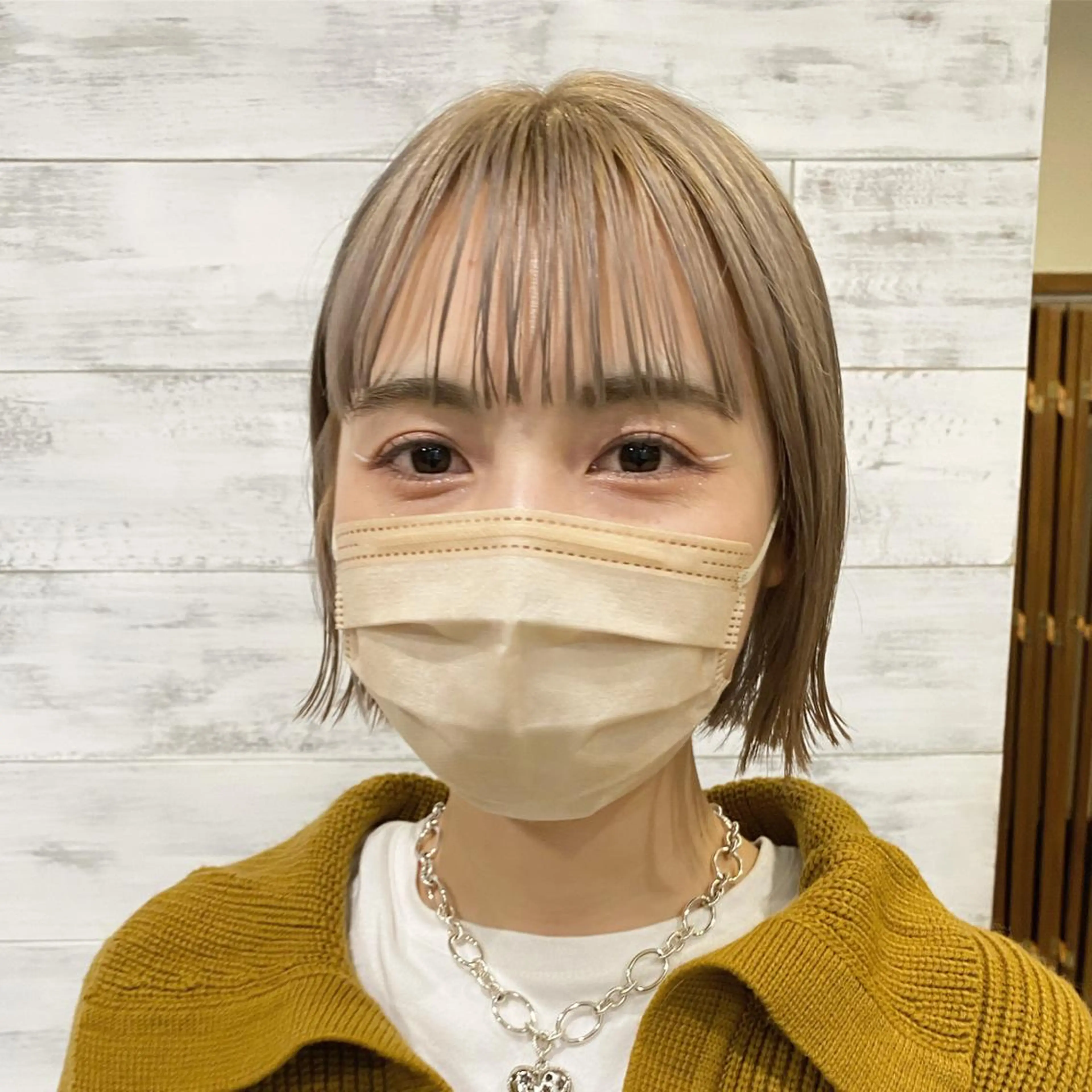 ショート 切りっぱなしボブ ボブ 栗原 瑞稀のヘアスタイル