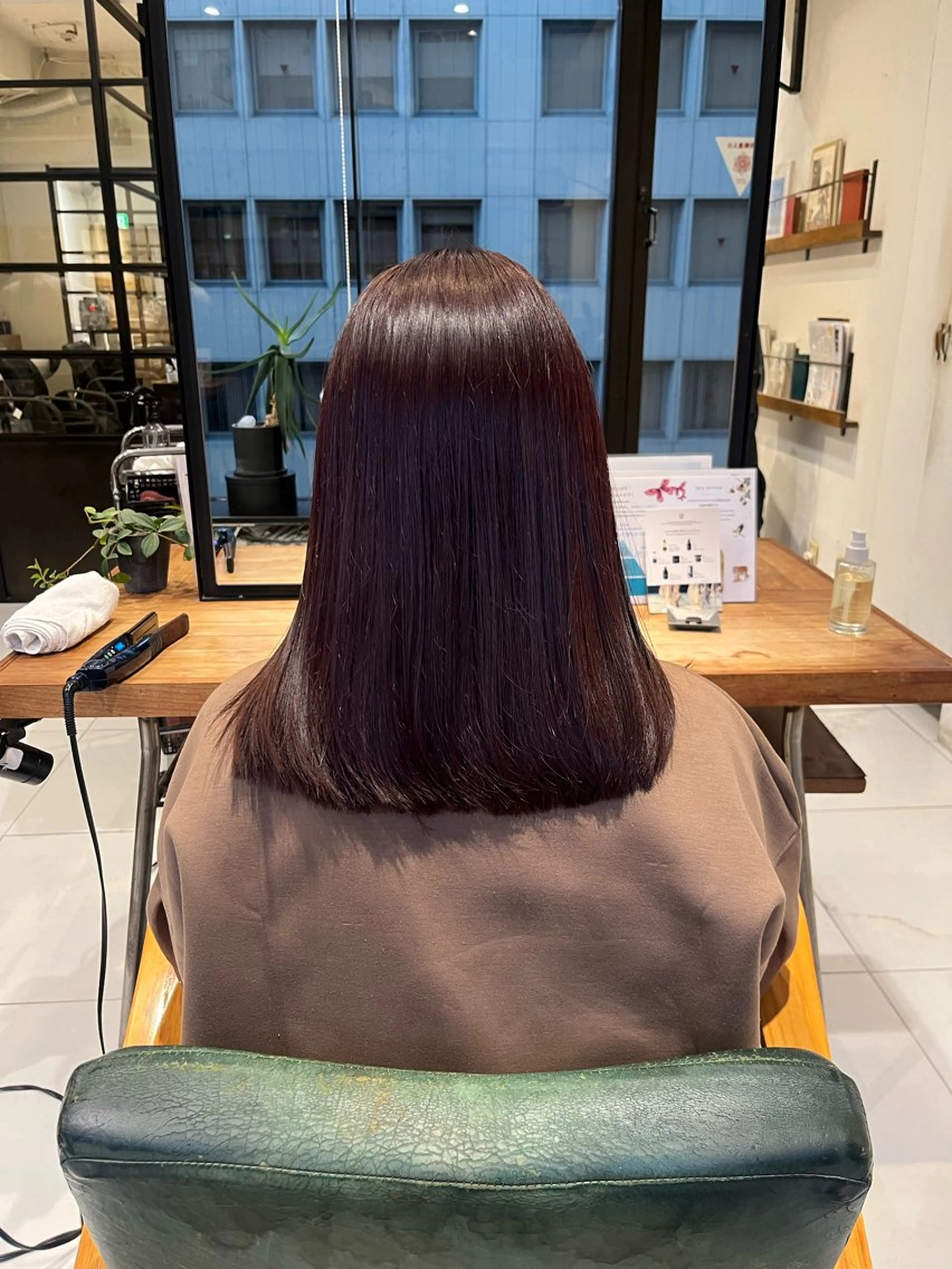 ミディアム トリートメント スタジオノル パーマ🌀あやなのヘアスタイル