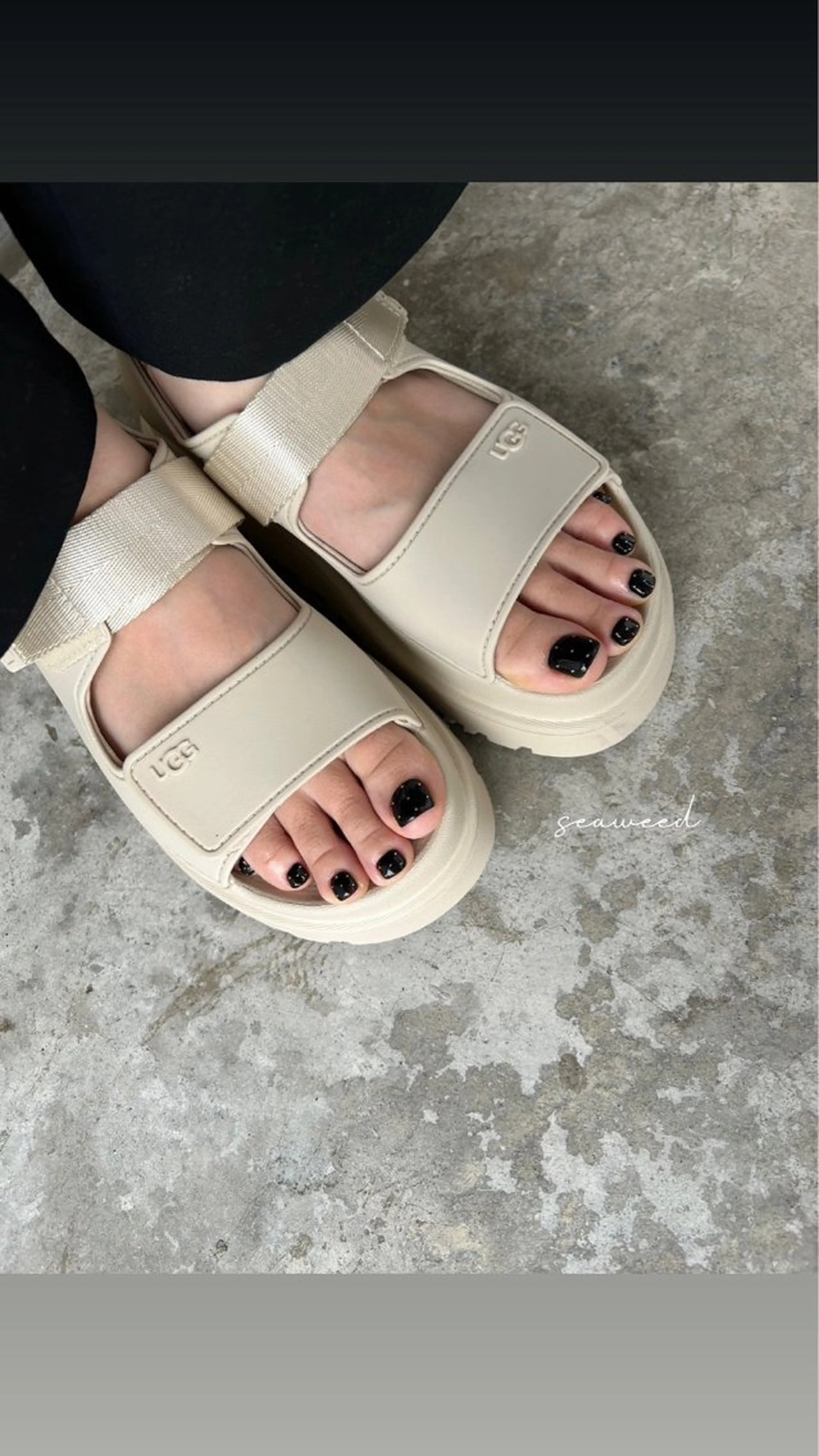 ネイル フットネイル seaweed nailのネイルデザイン