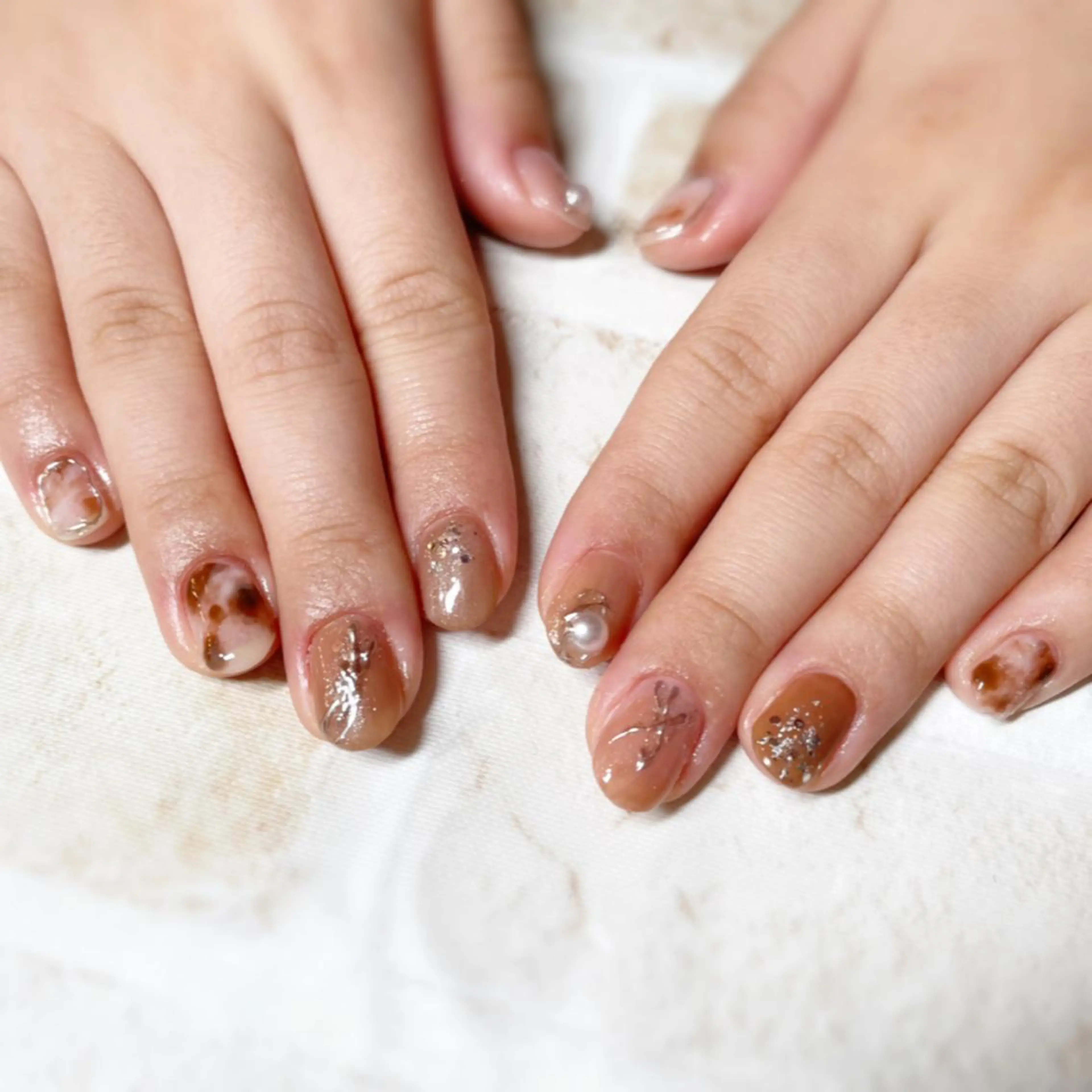 ネイル ニュアンスネイル totalbeautylento所属・lento nailのネイルデザイン