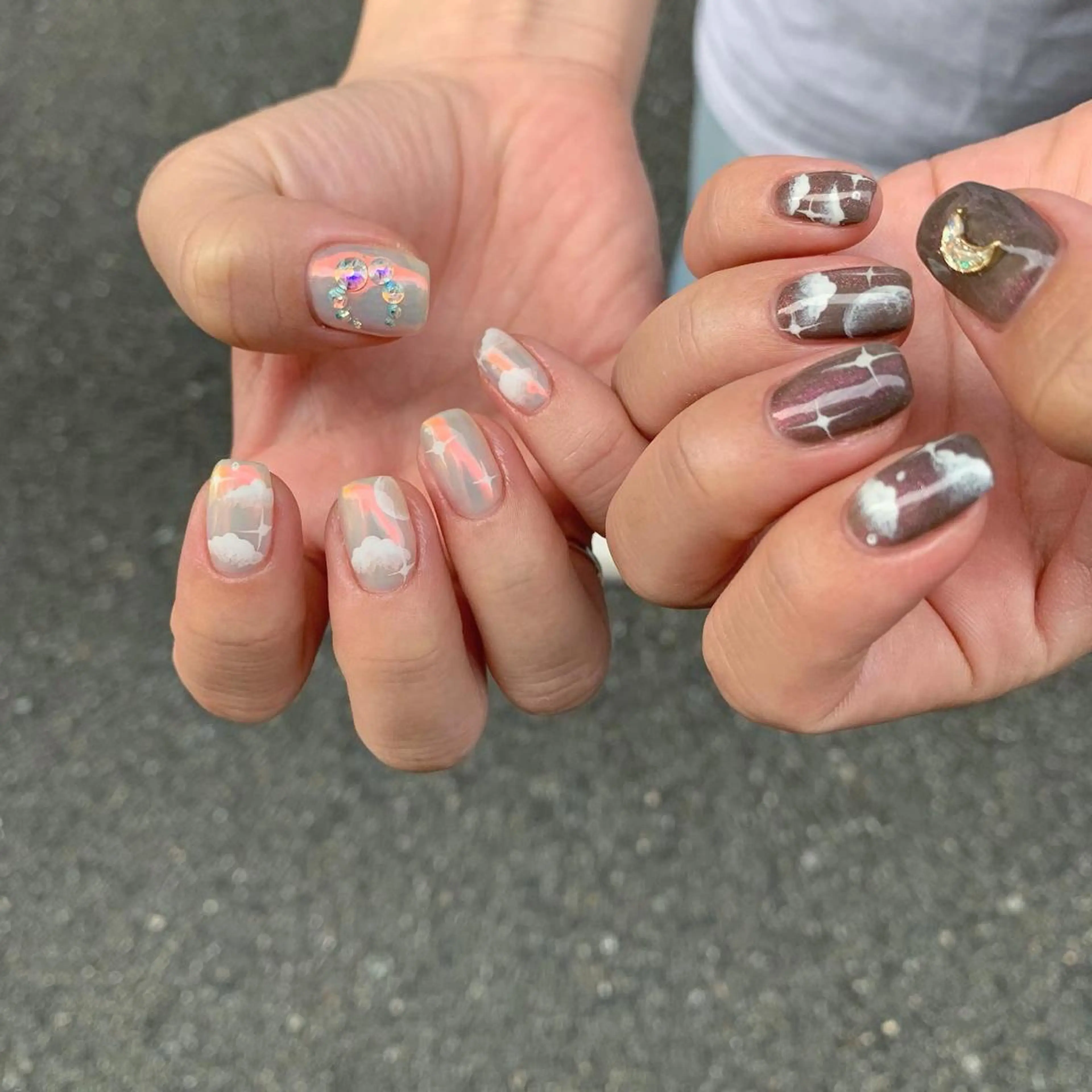 ネイル kana/モード ・グランジ໒꒱のネイルデザイン