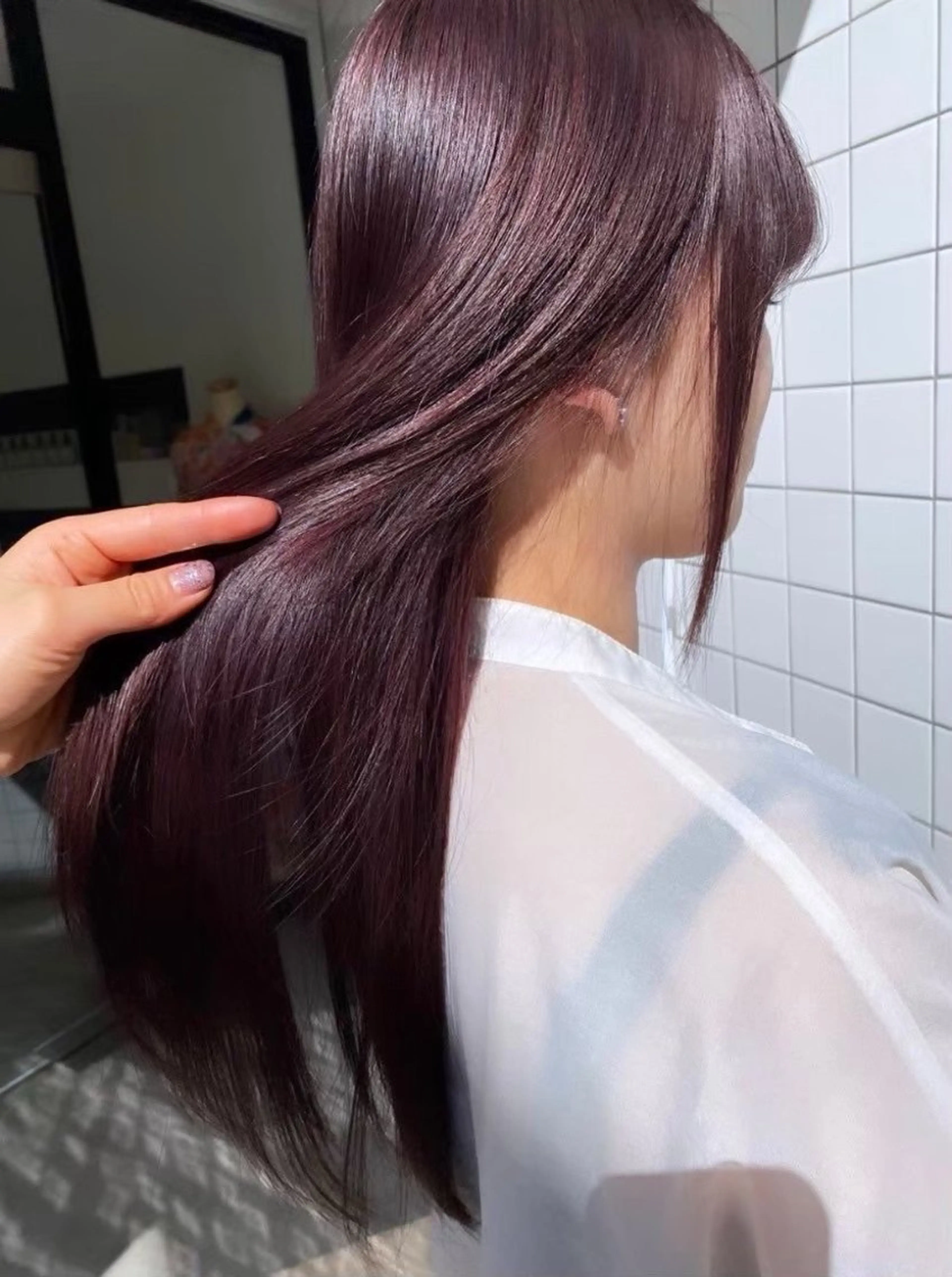カラー ヘアカラー ルイ🪐‪⋆𓈒𓏸 【ボブ/ハイトーン】のヘアスタイル