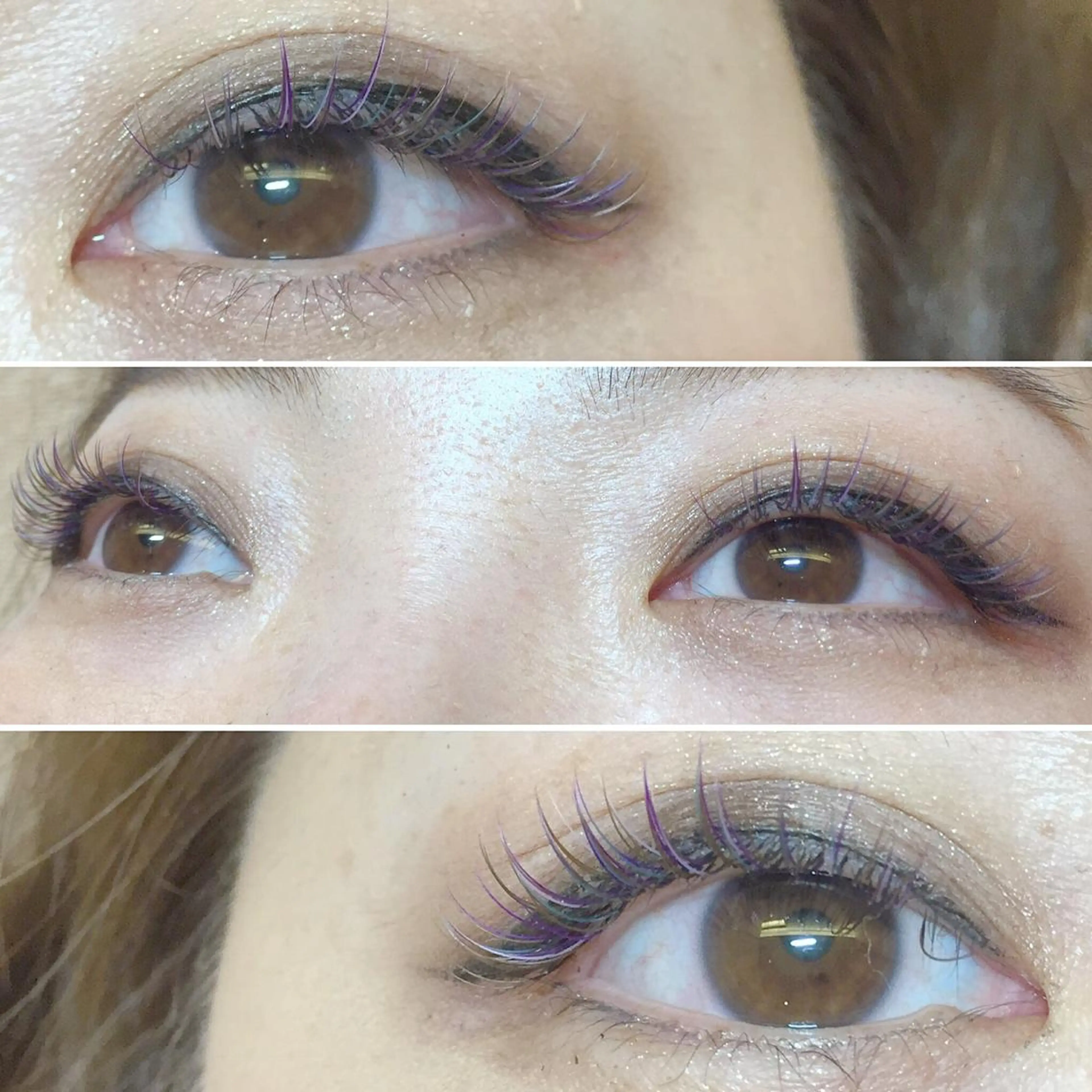 カラー マツエク・マツパ ブルーカラー ブラウンカラー ラベンダーカラー Cカール カラーマツエク Limalima所属・まつ毛と眉毛の専門店 Limalima🌿のマツエク・マツパデザイン