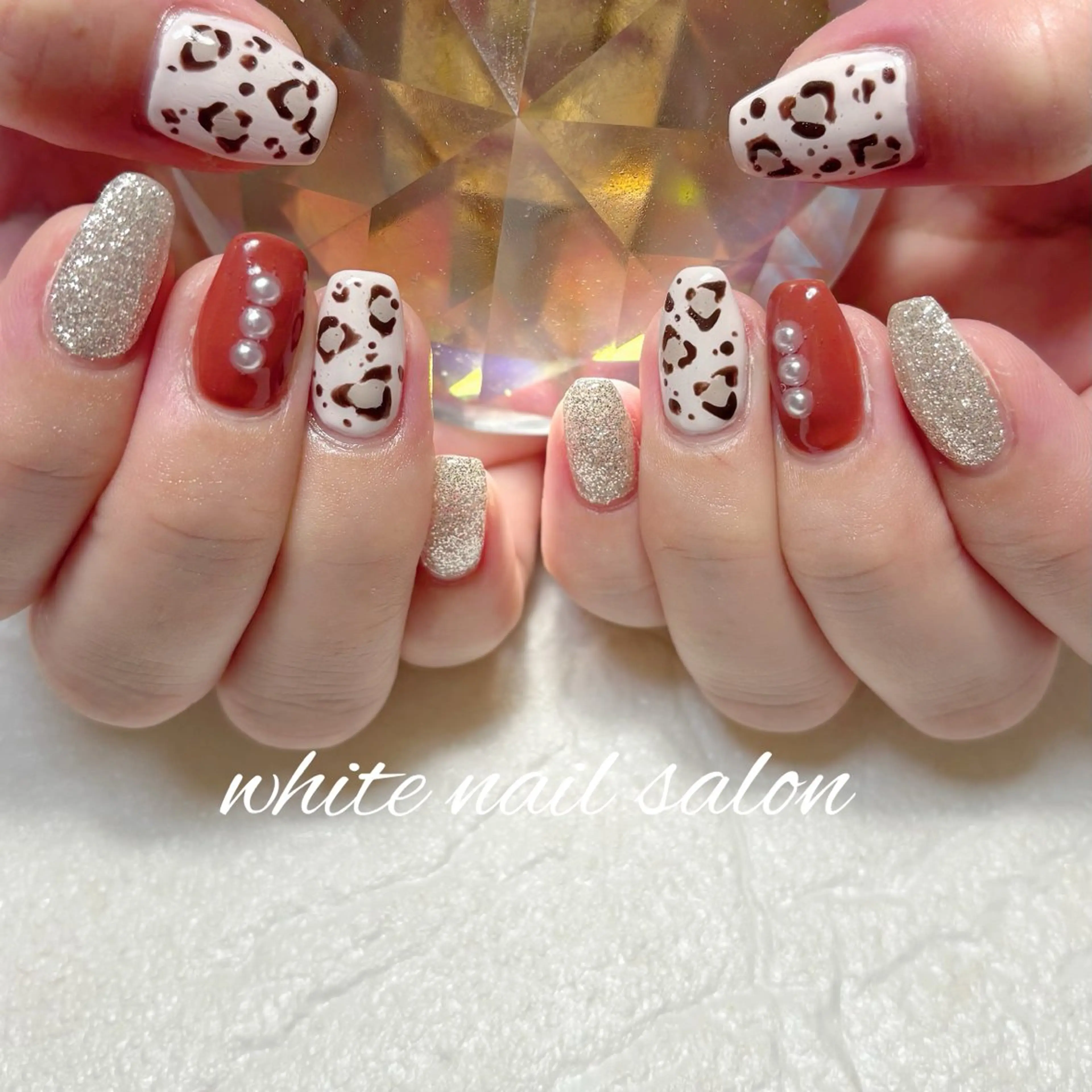 ネイル フットネイル ハンドネイル white nail salonのネイルデザイン