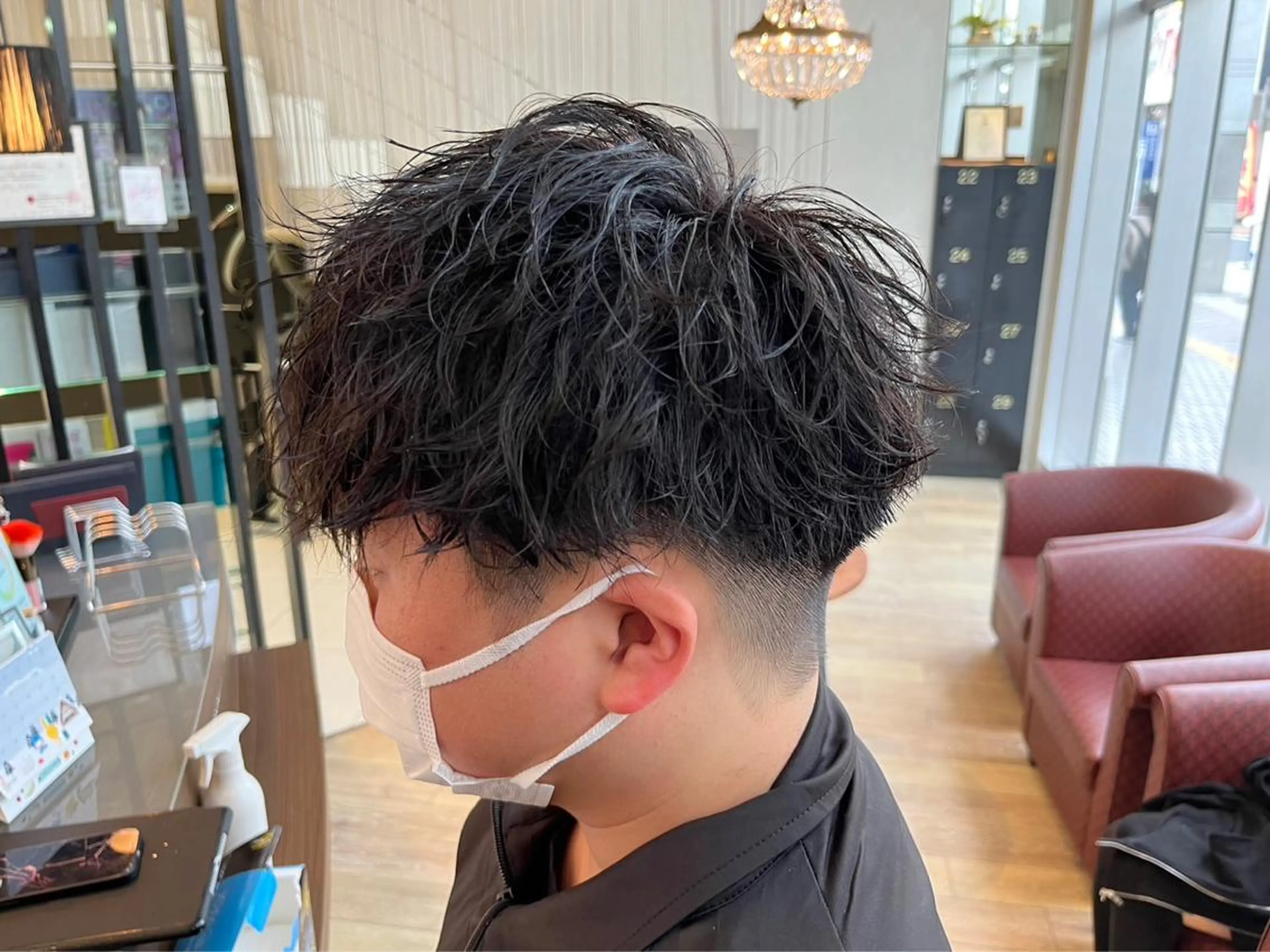 パーマ メンズ カット パーマ トリートメント 渡辺 広輝のヘアスタイル
