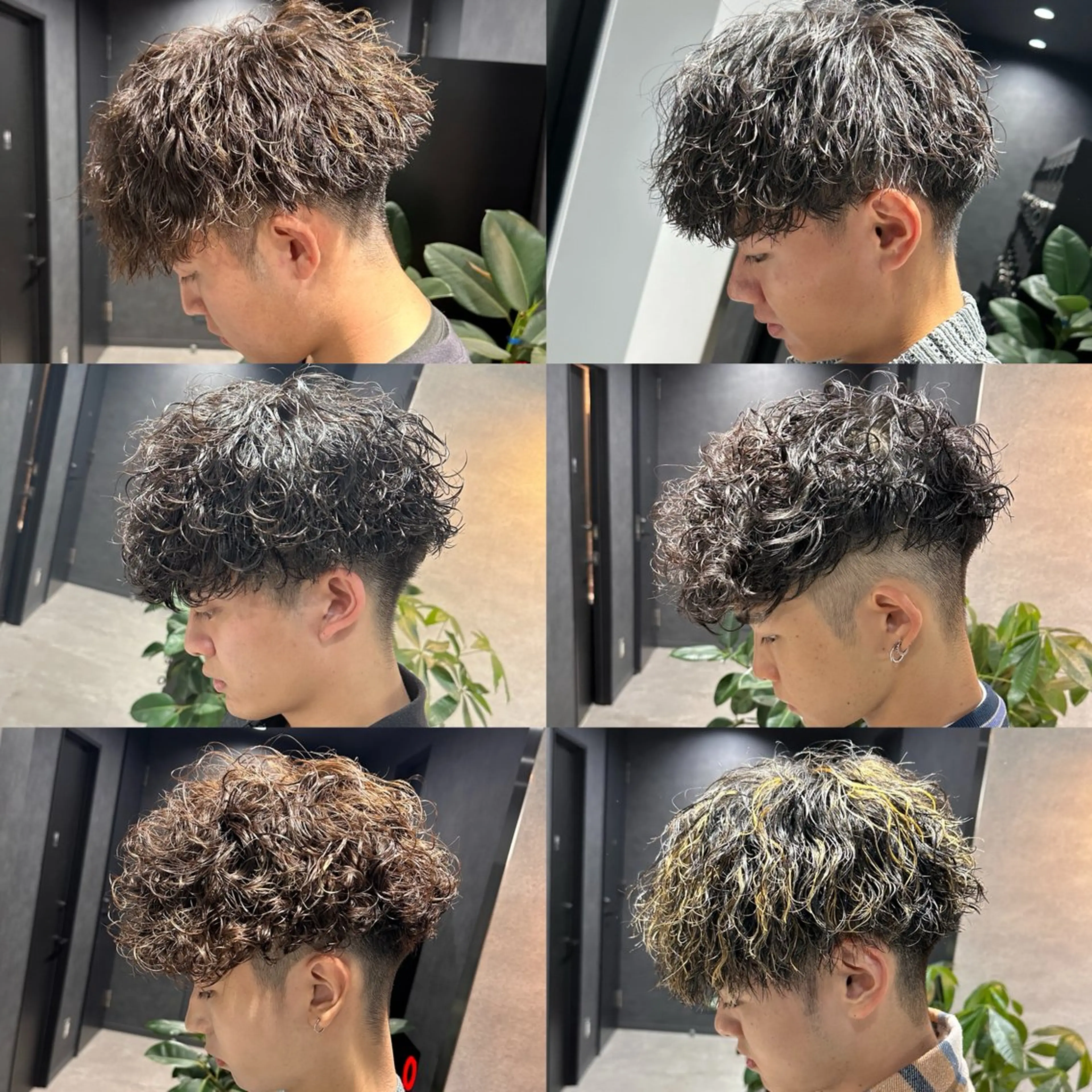 ショート パーマ メンズ 渋谷駅から徒歩1分 BLUCKメンズヘアのヘアスタイル