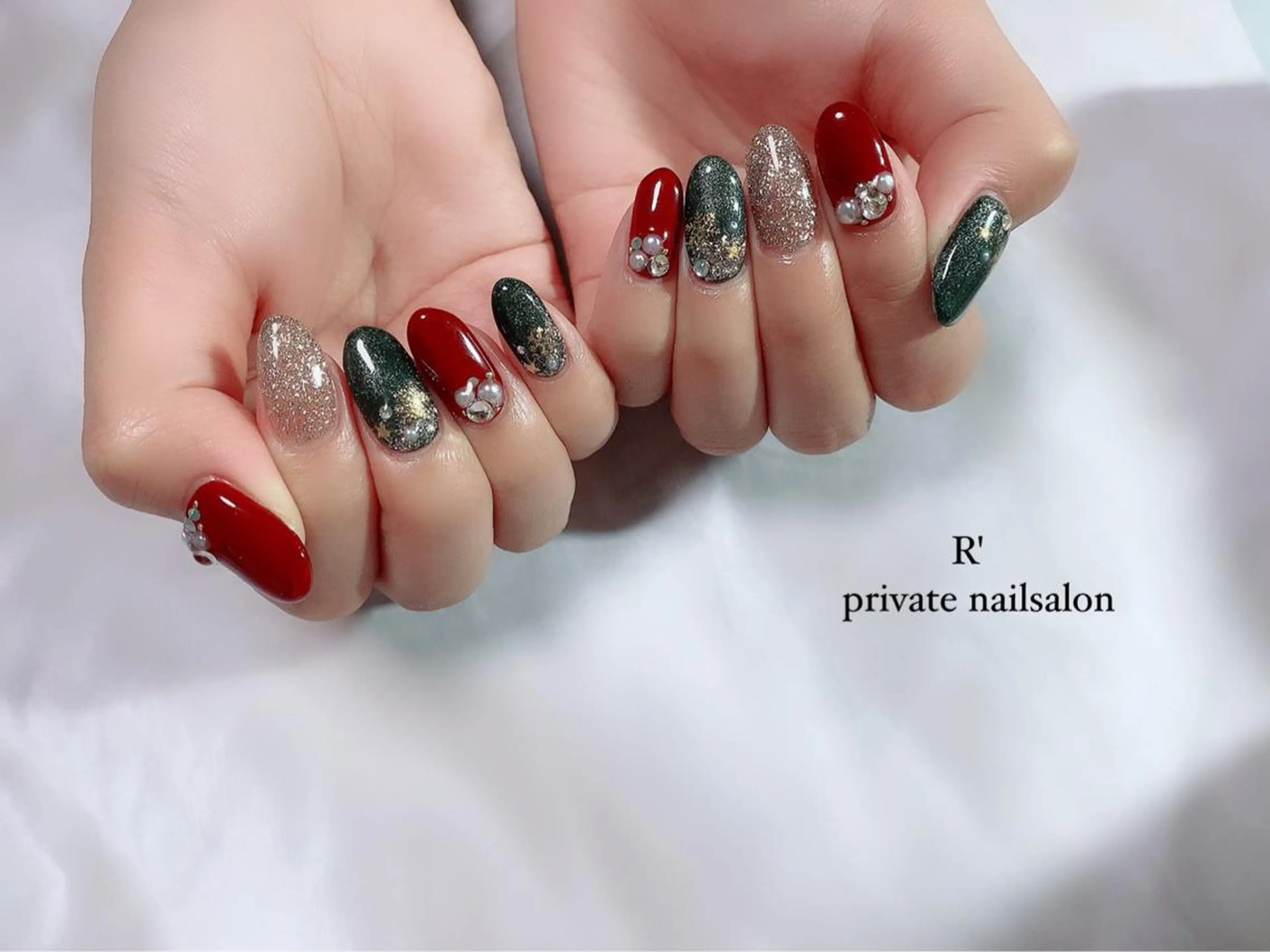 ネイル 冬ネイル クリスマス Bersinar nail所属・Bersinar nail(rina)のネイルデザイン