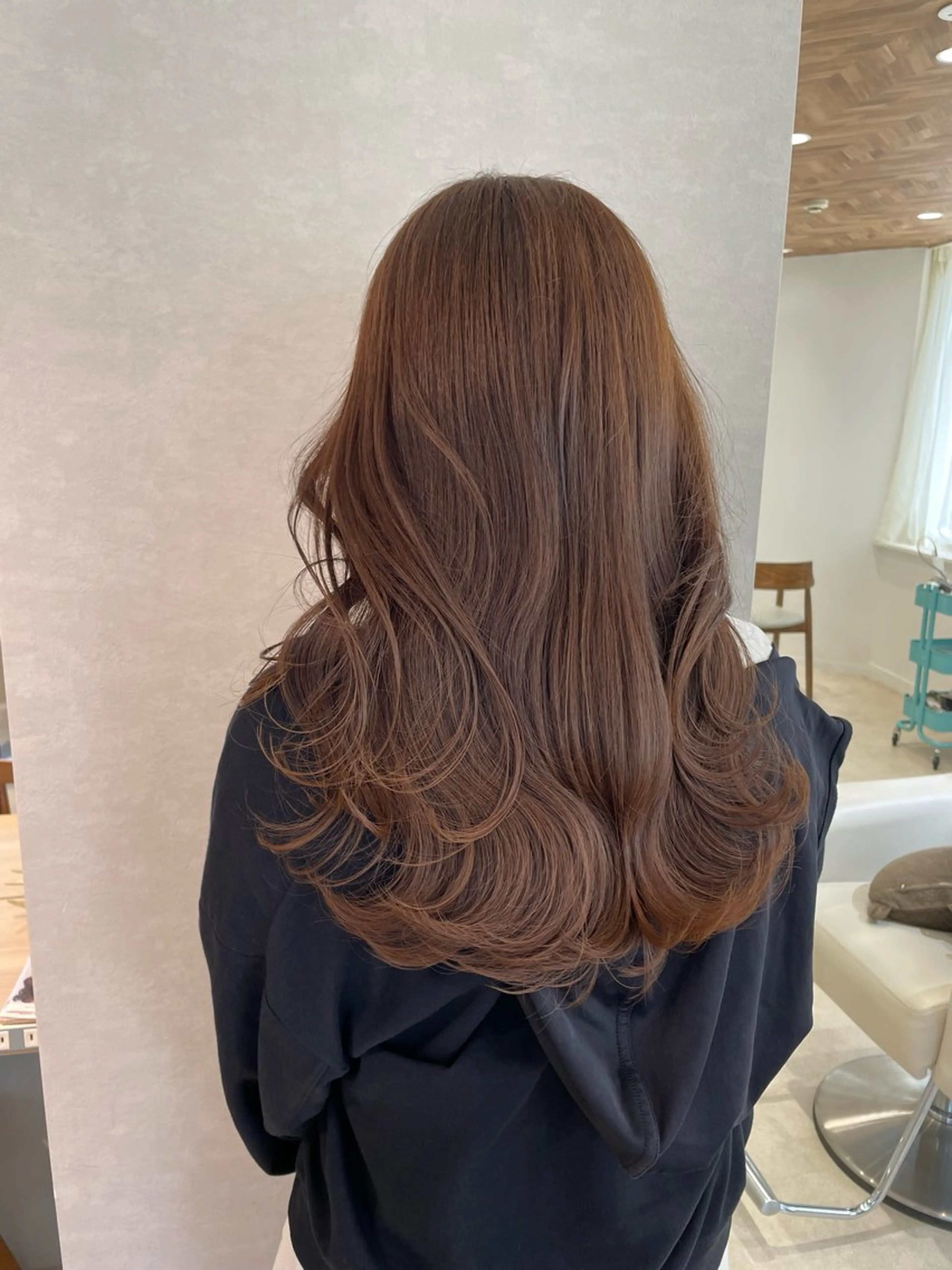 セミロング カラー カット ヘアカラー トリートメント Osoko Hiyoriのヘアスタイル