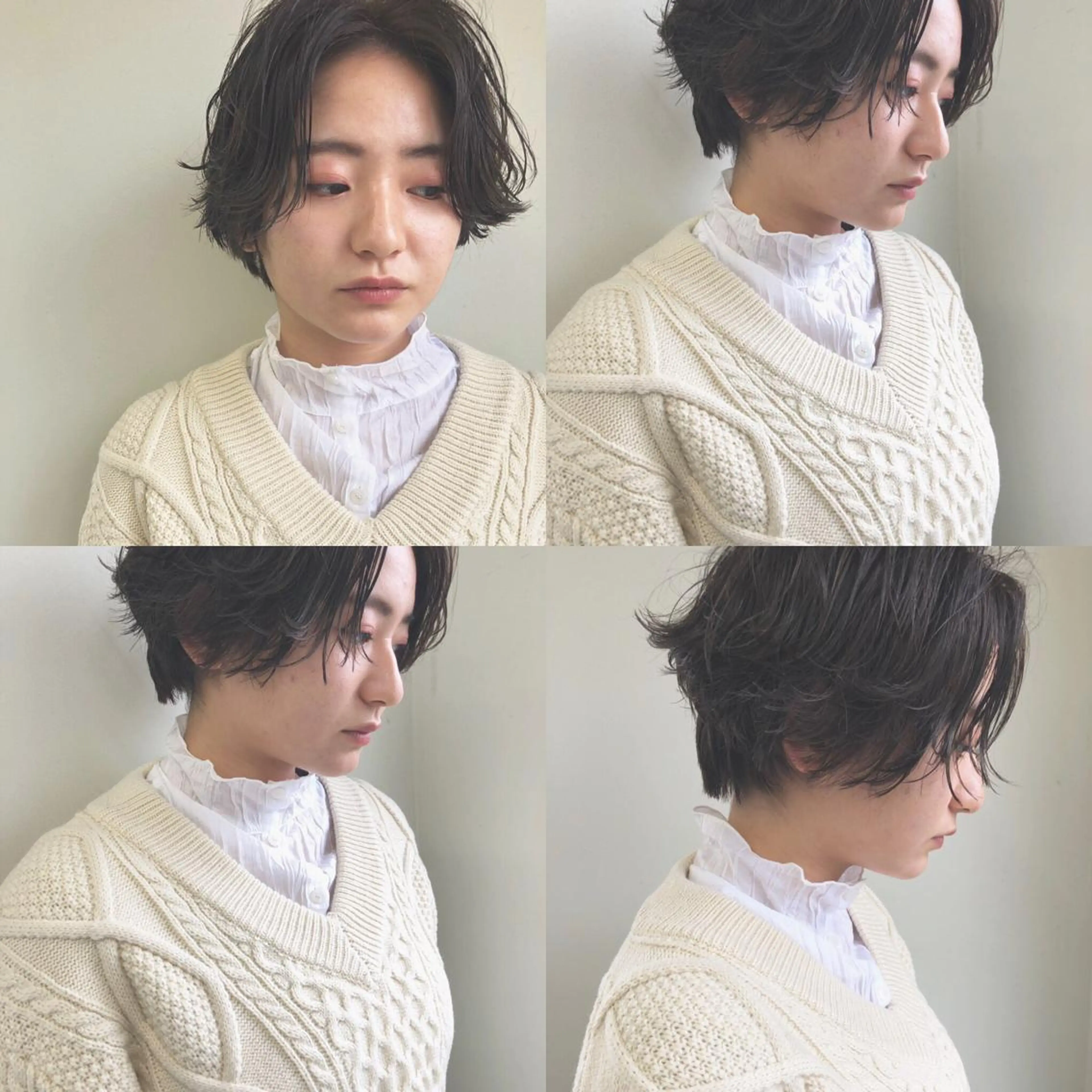 ショート ハンサムショート ショートヘア カット ヘアカラー トリートメント 小澤大輔 YOLO hairのヘアスタイル