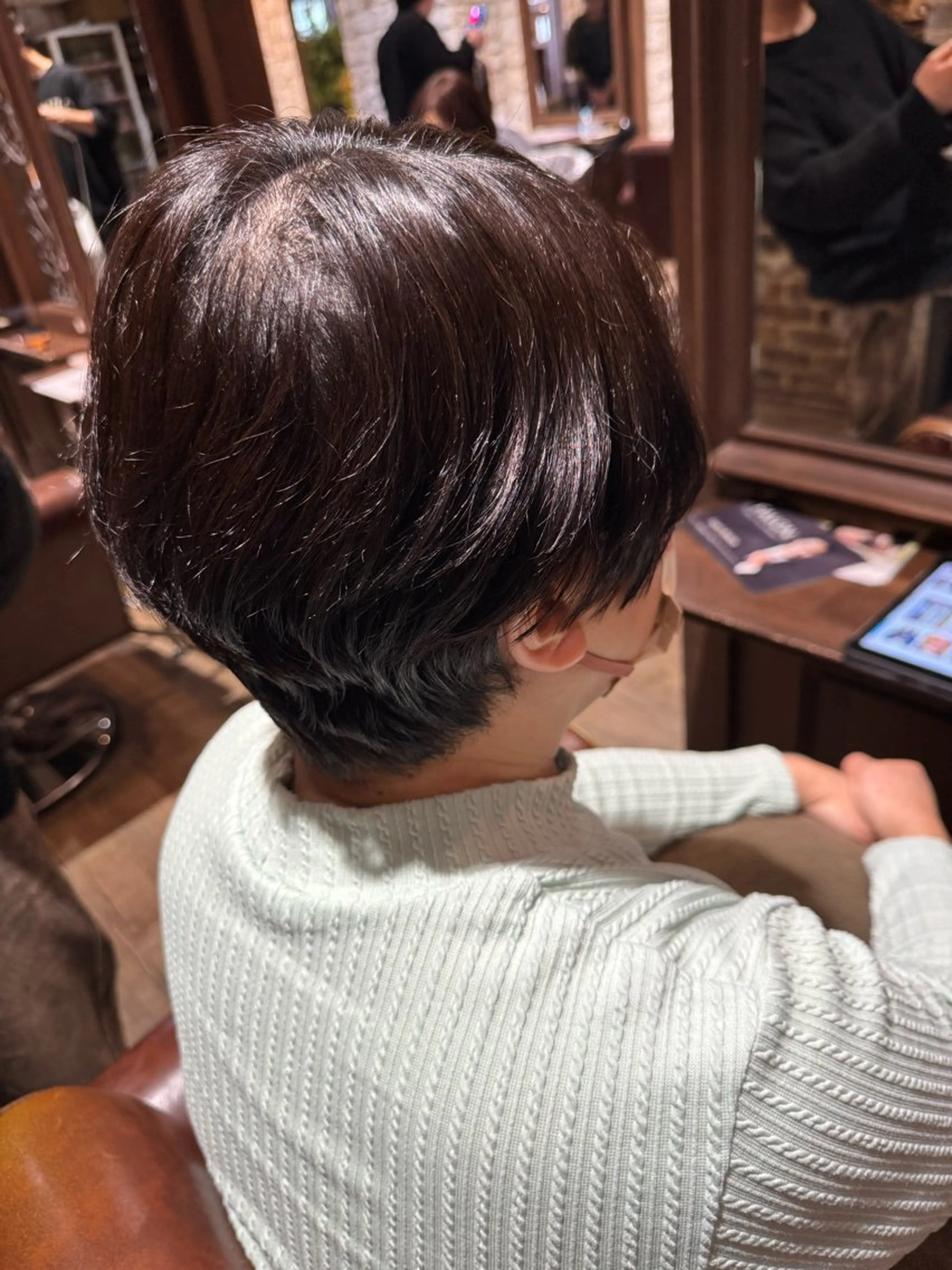 ショート ボブ 小野聡一郎/デザイン カラー/縮毛矯正特化のヘアスタイル