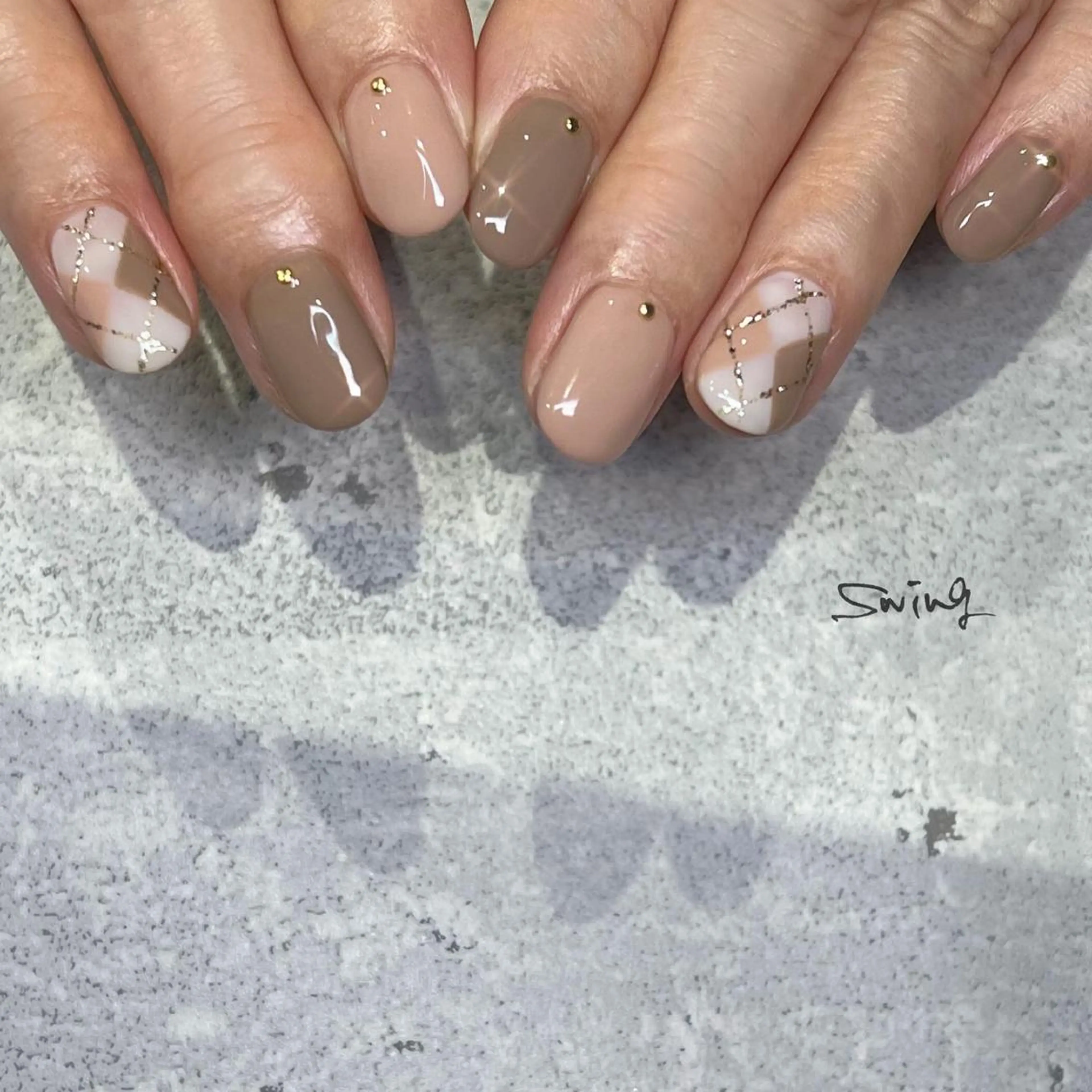 ネイル ワンカラーネイル SWING Nail Salon所属・Yoshida Takakoのネイルデザイン