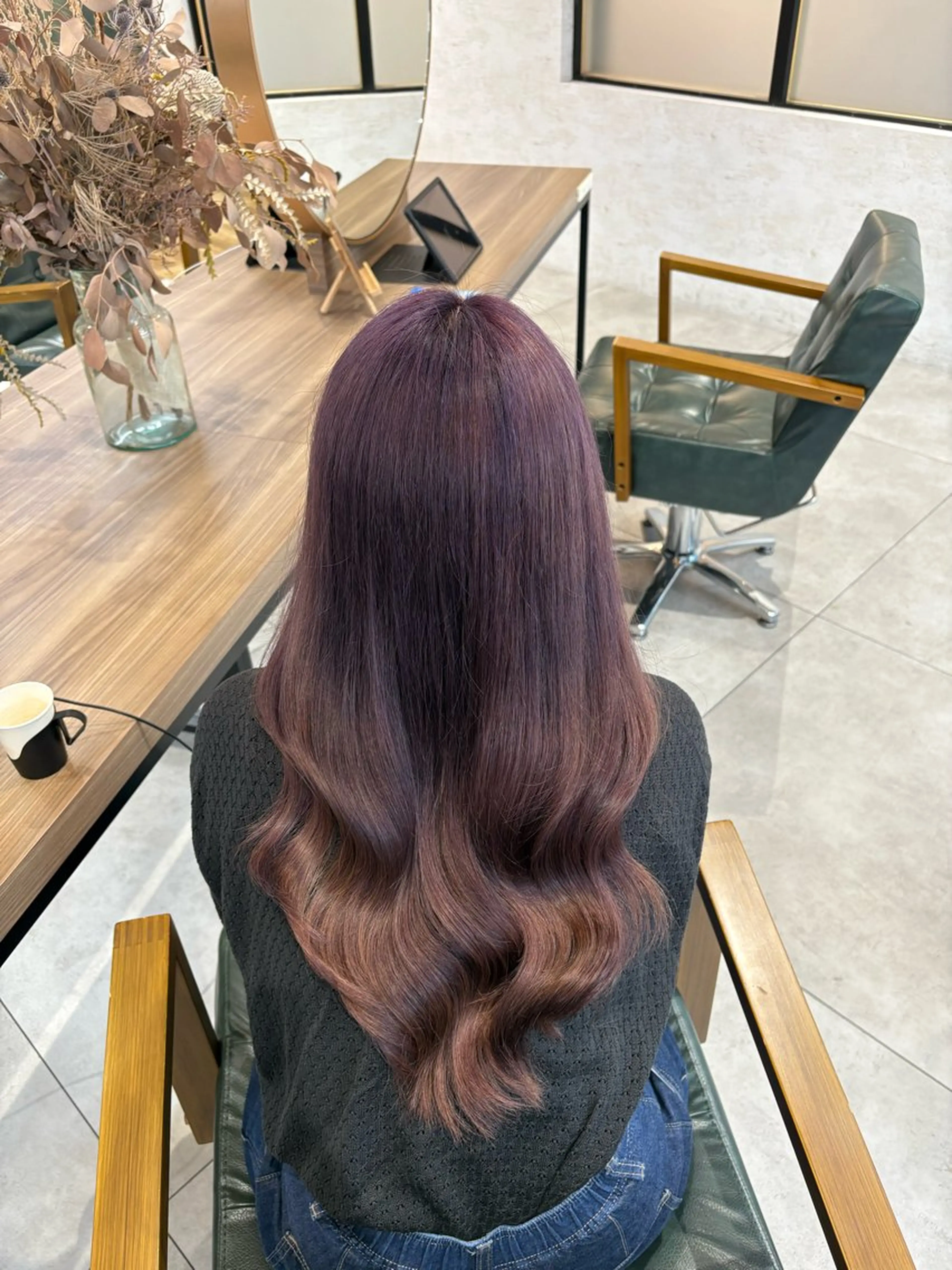 ロング ヘアカラー 🧸艶ブリーチ/深み カラー🌺Noa🌺のヘアスタイル