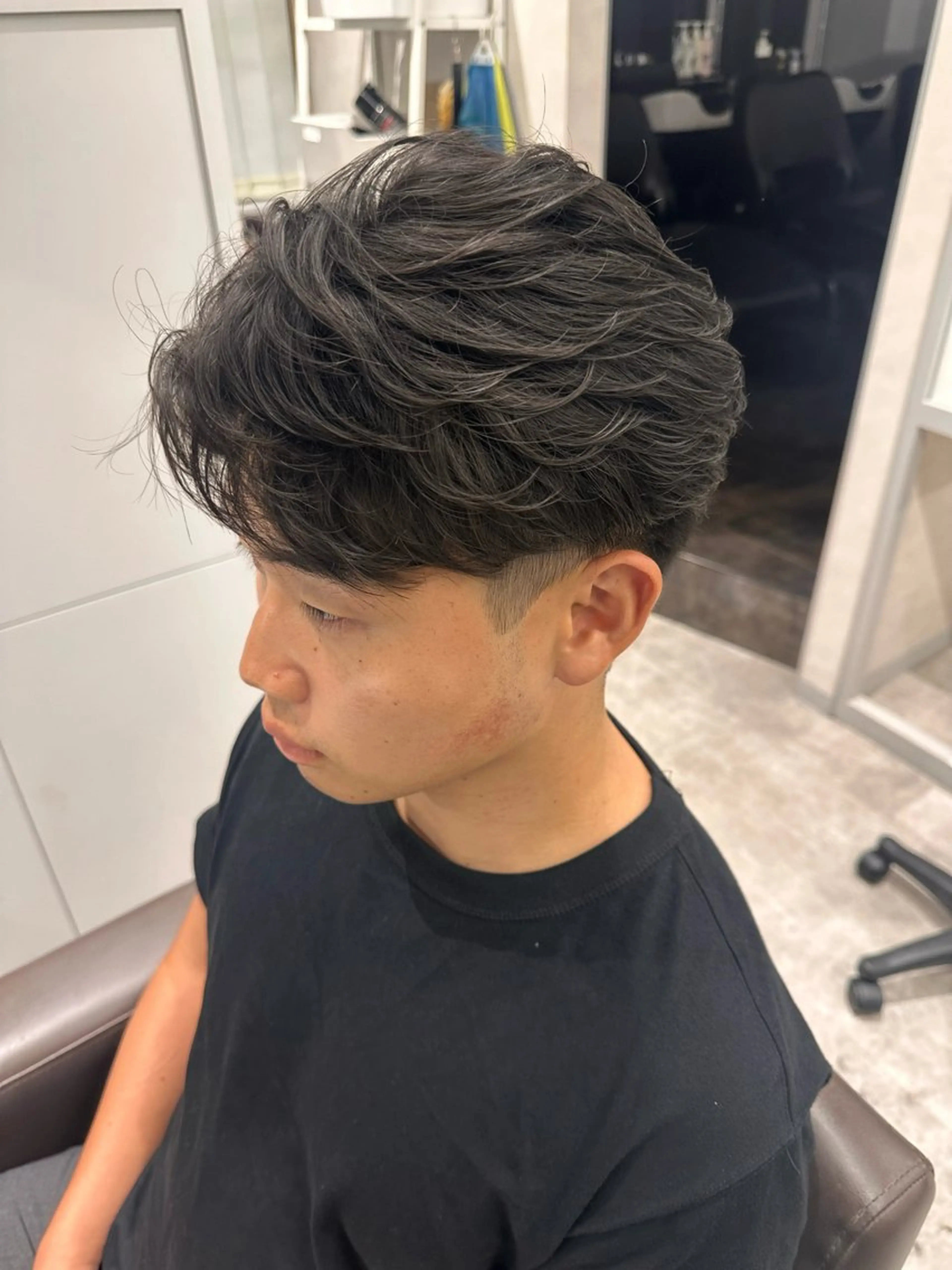 パーマ メンズ カット 加藤 拓海のヘアスタイル
