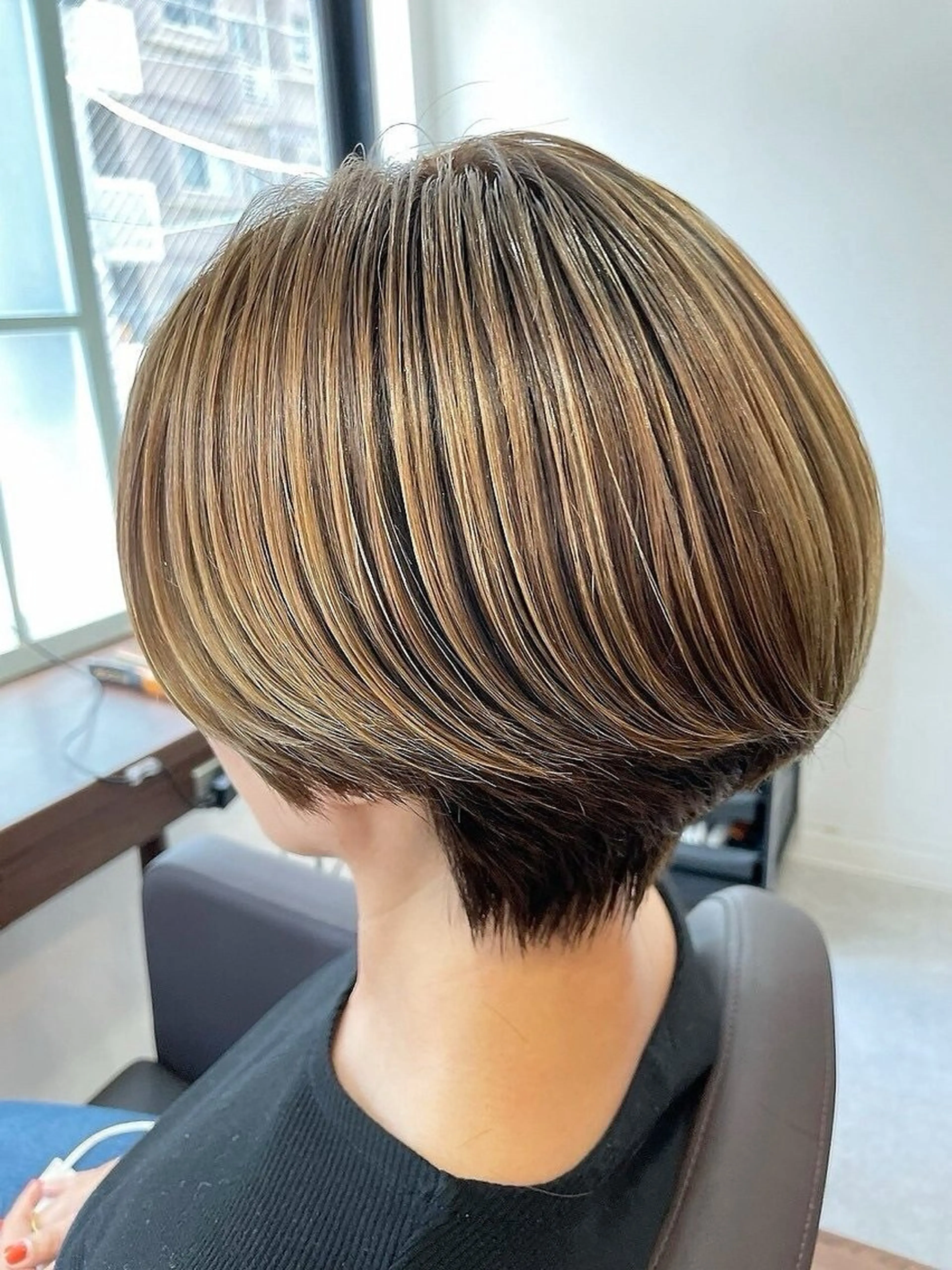 🌿白髪ぼかし上品ハイライト+小顔カット+シルクトリートメント🌿の写真