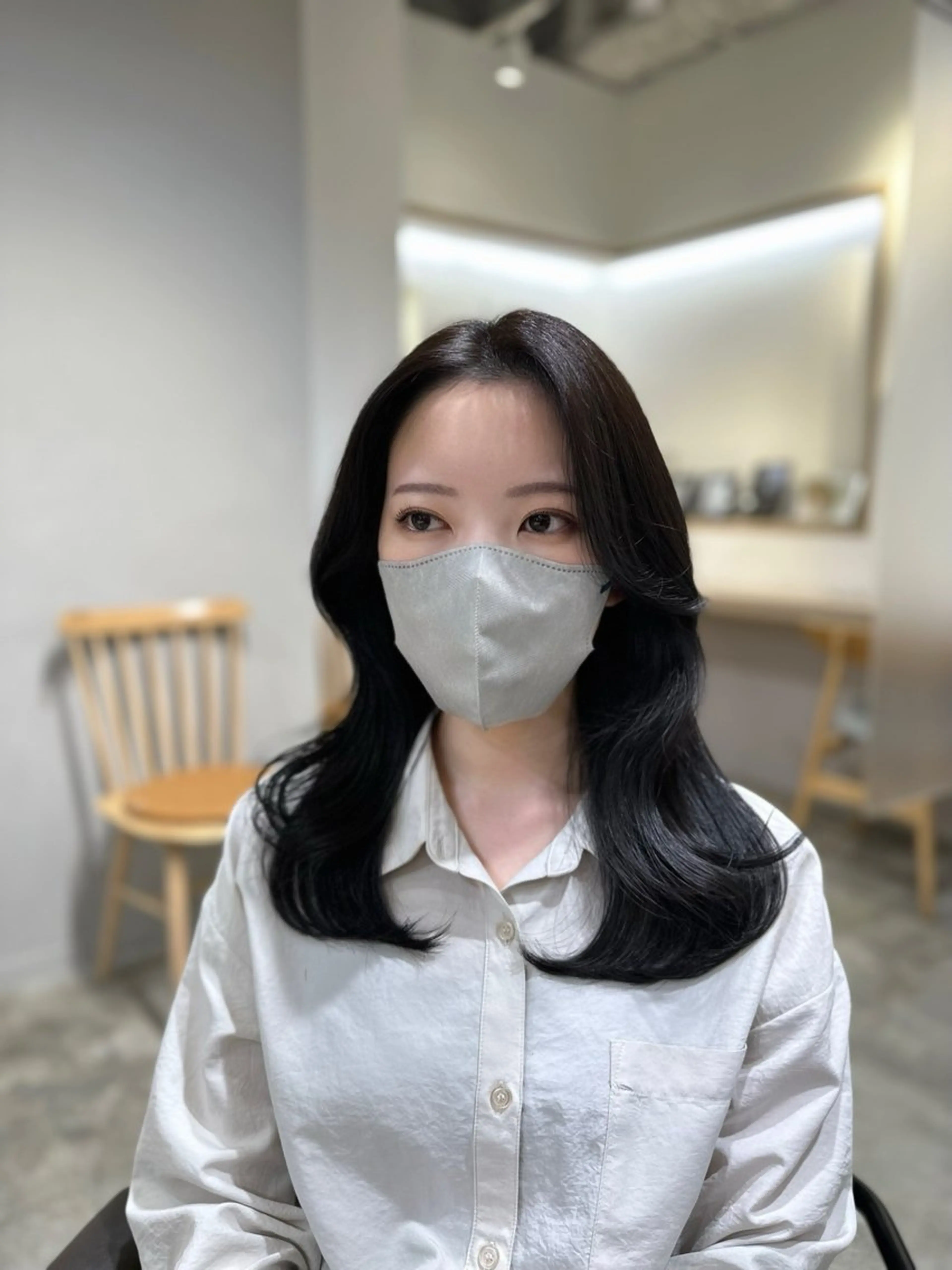 ロング ヘアアレンジ 韓国風ヘア 韓国ヘア/レイヤー Yan✂︎のヘアスタイル