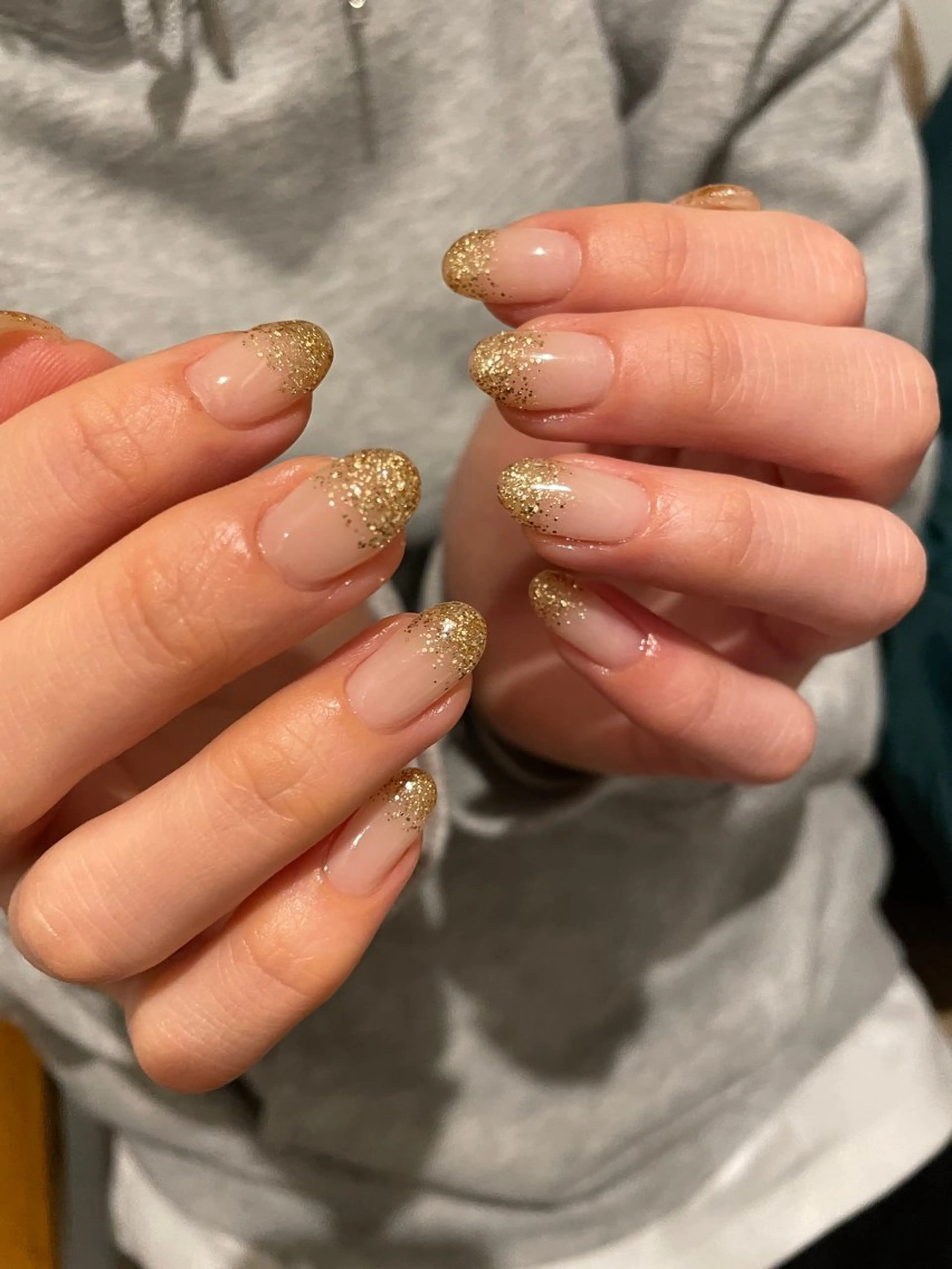 フレンチ・グラデーション(ベースカラーあり)の写真