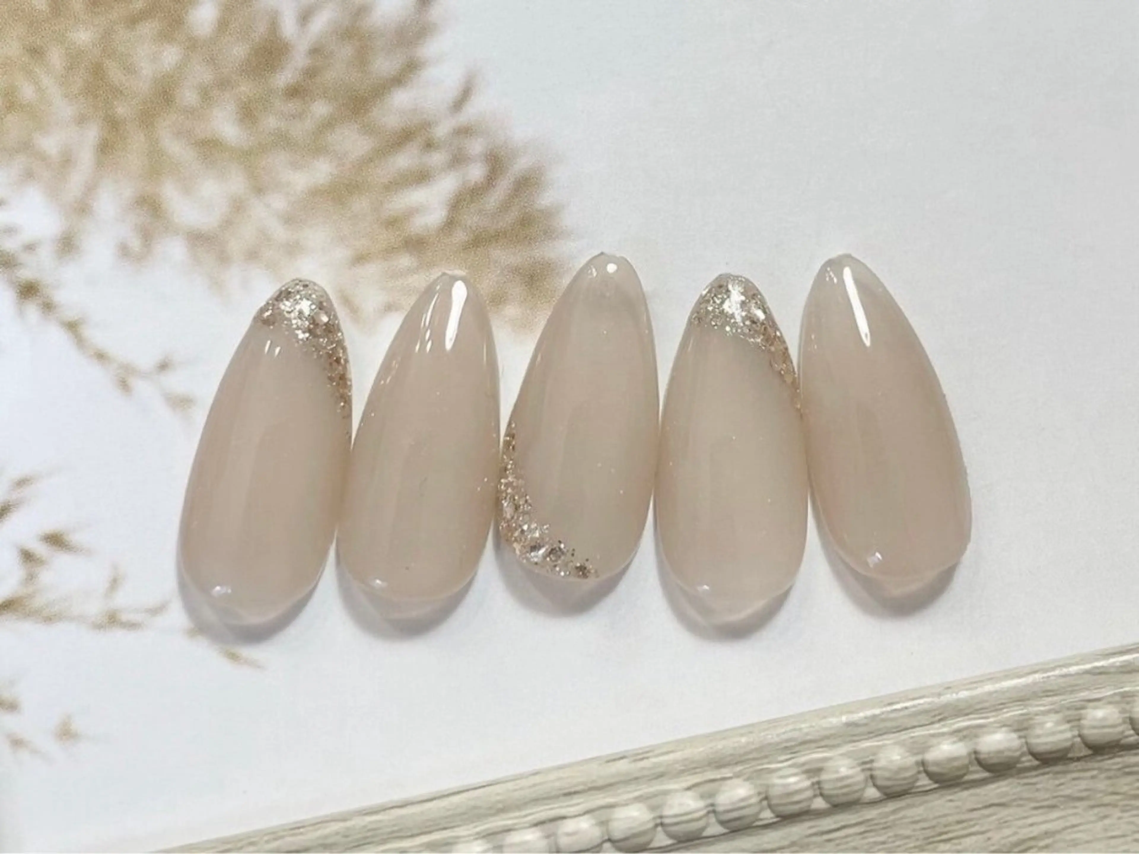 ネイル オフィスネイル シンプルネイル 【パラジェル・フィルイン】Nailsalon　Merci東中野所属・Merci shigaのネイルデザイン