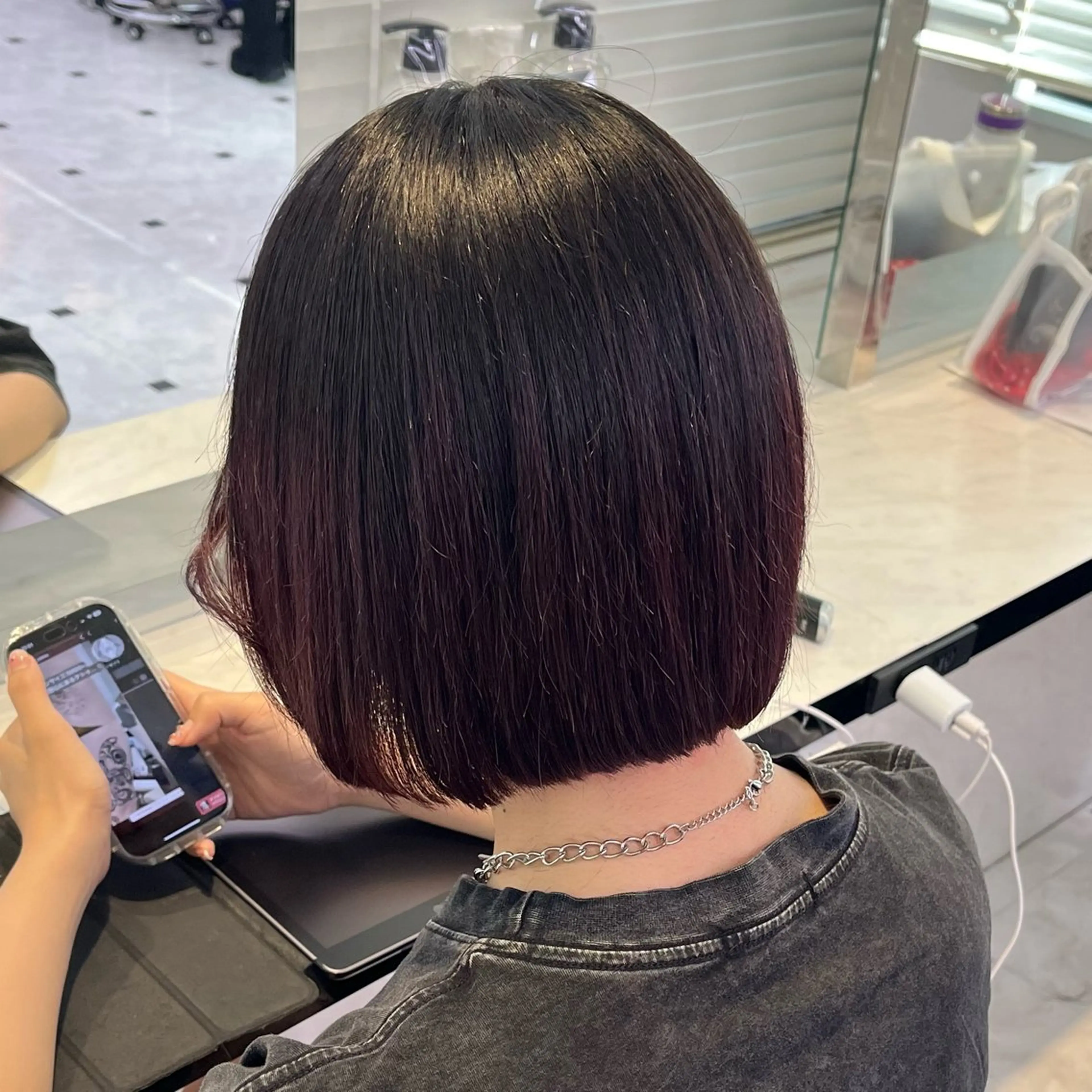 ミディアム カラー ヘアアレンジ 🍒透明感カラー🌨 🥕ハイトーンカラーのヘアスタイル