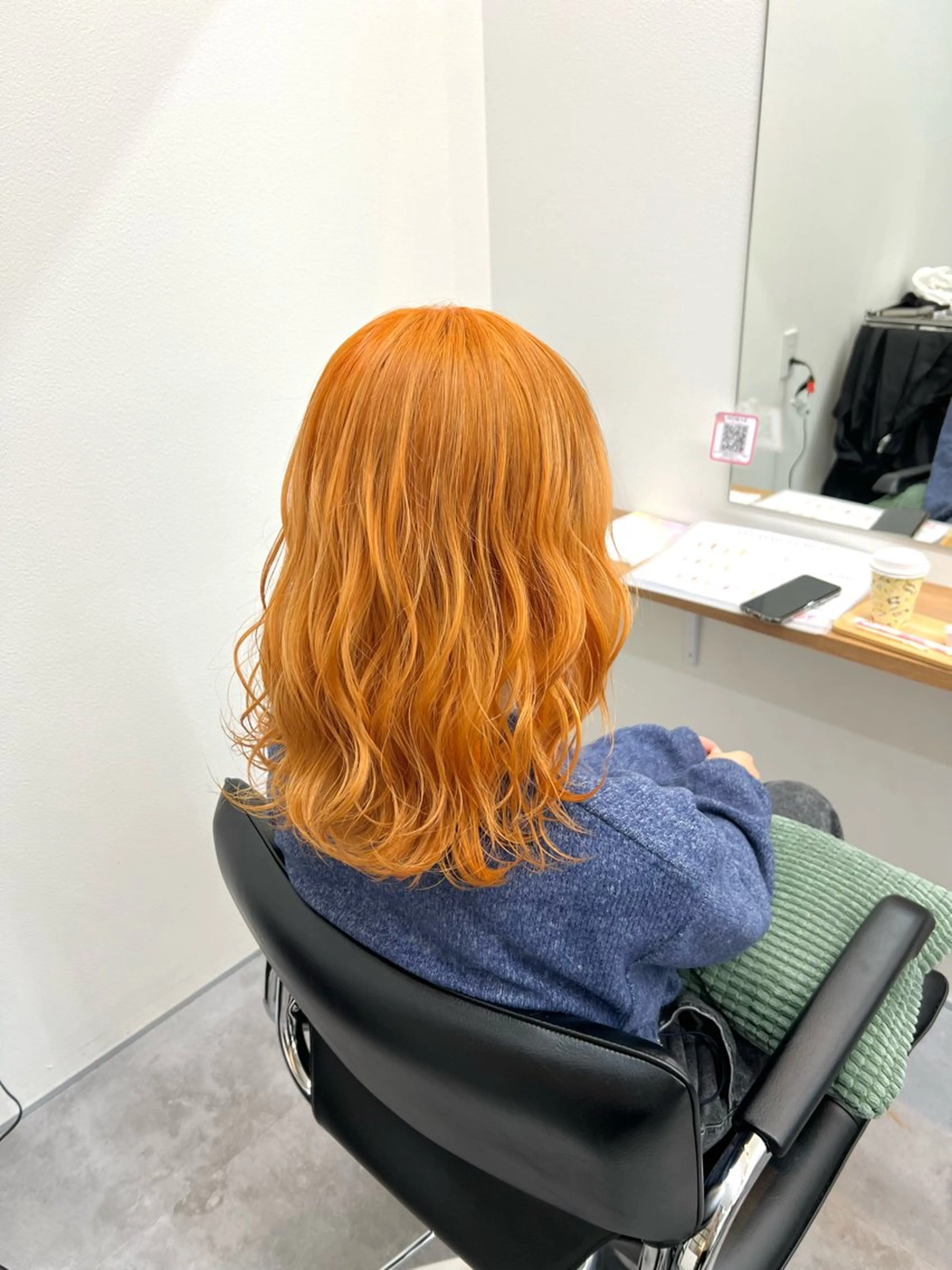 ミディアム カラー ブリーチ オレンジ ✨NOMAD印西✨ 黒川勇輝のヘアスタイル