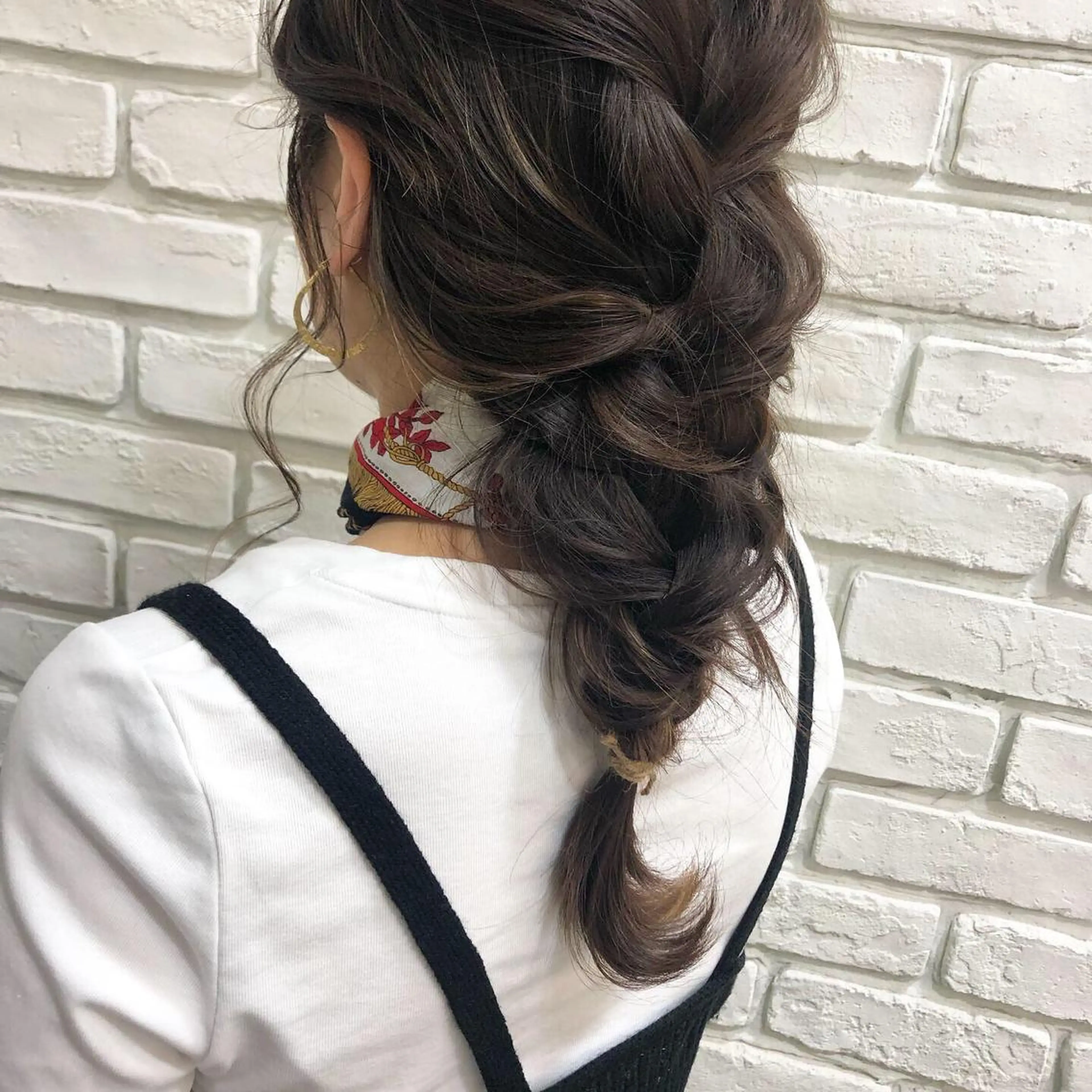 ロング カラー ヘアアレンジ GLROW haruhiのヘアスタイル