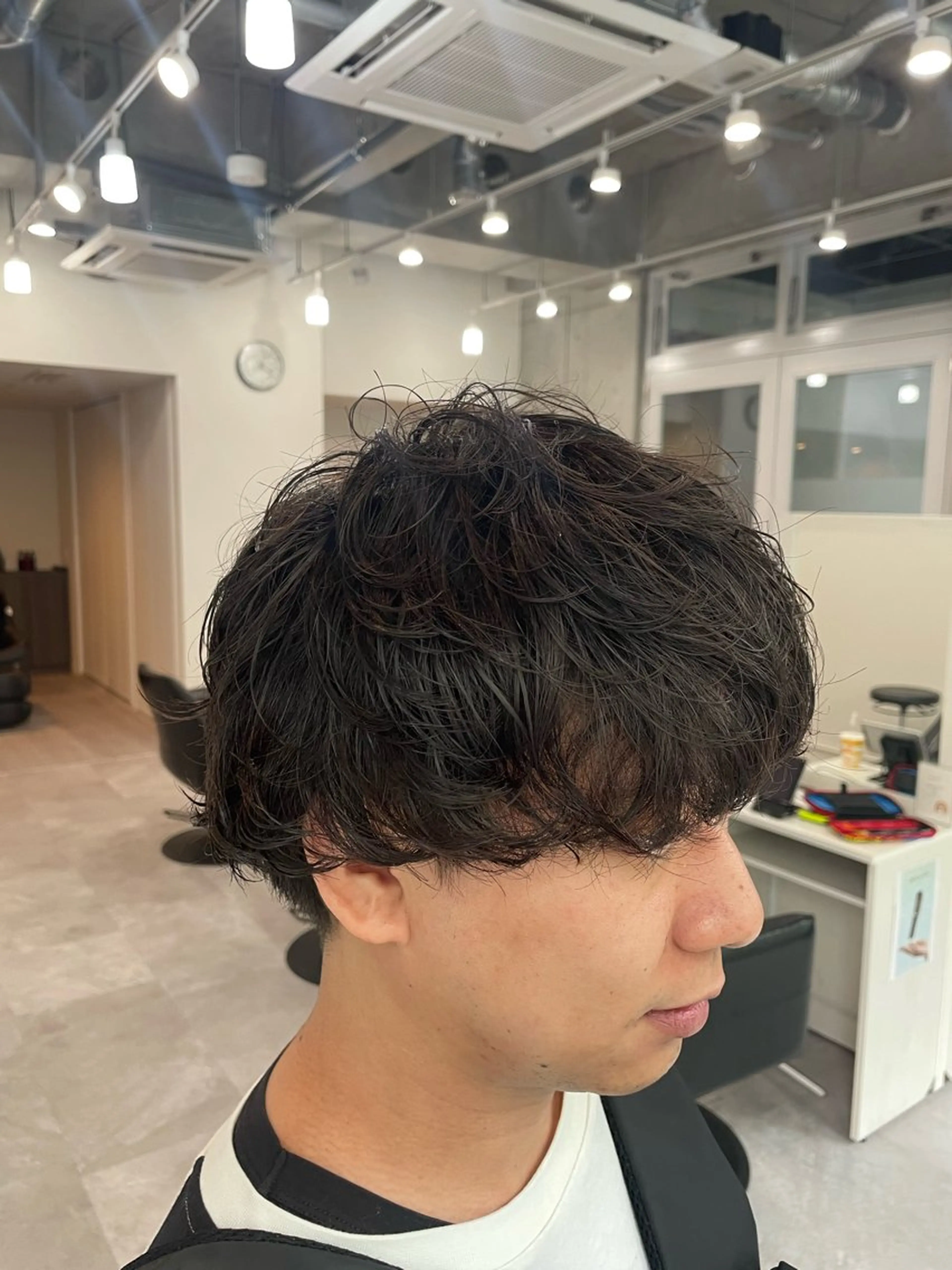 メンズカット＋シャンプー＋ヘアセットの写真