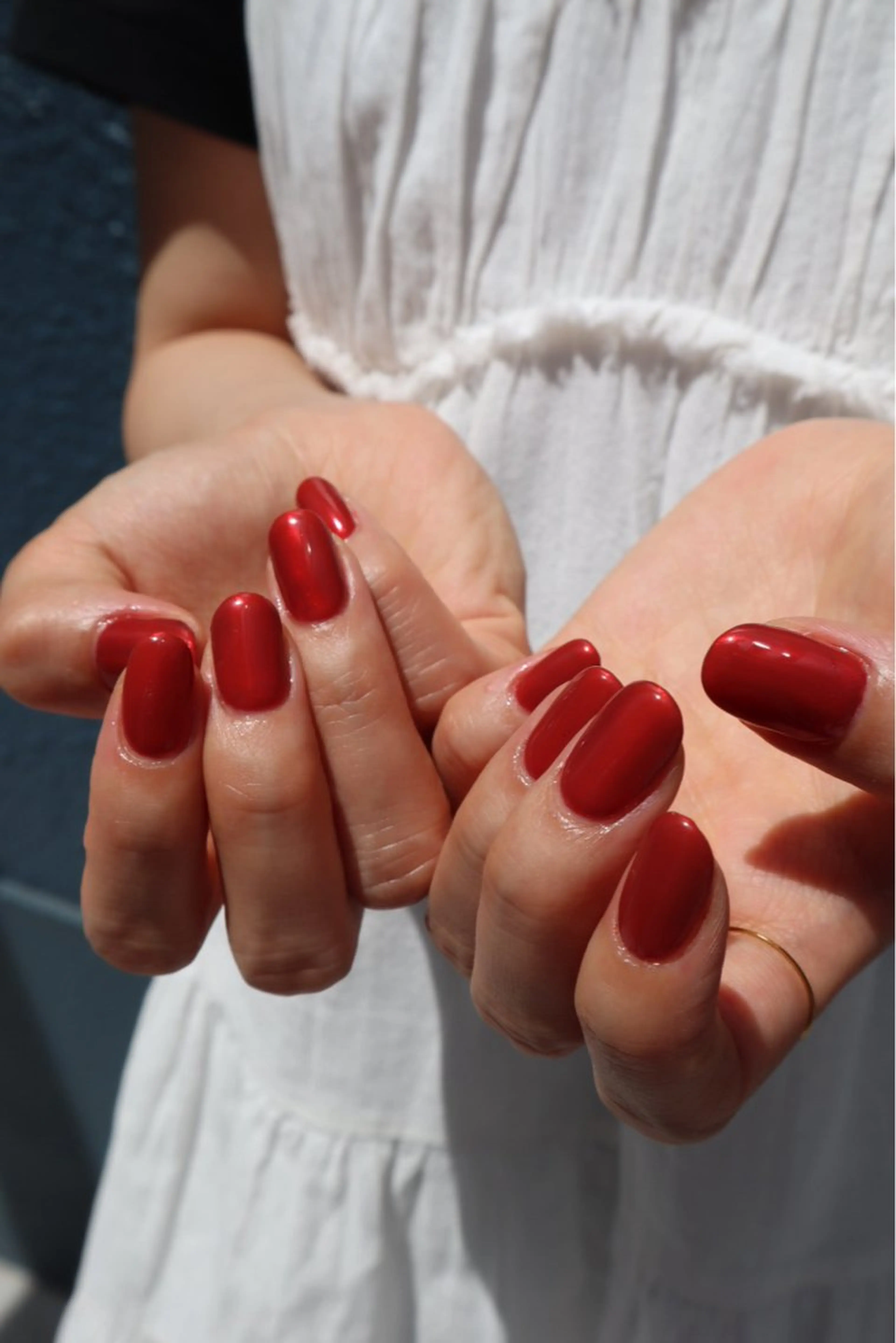 ネイル ミラーネイル ワンカラーネイル ハンドネイル sister  mohawk所属・chika ／ nailのネイルデザイン