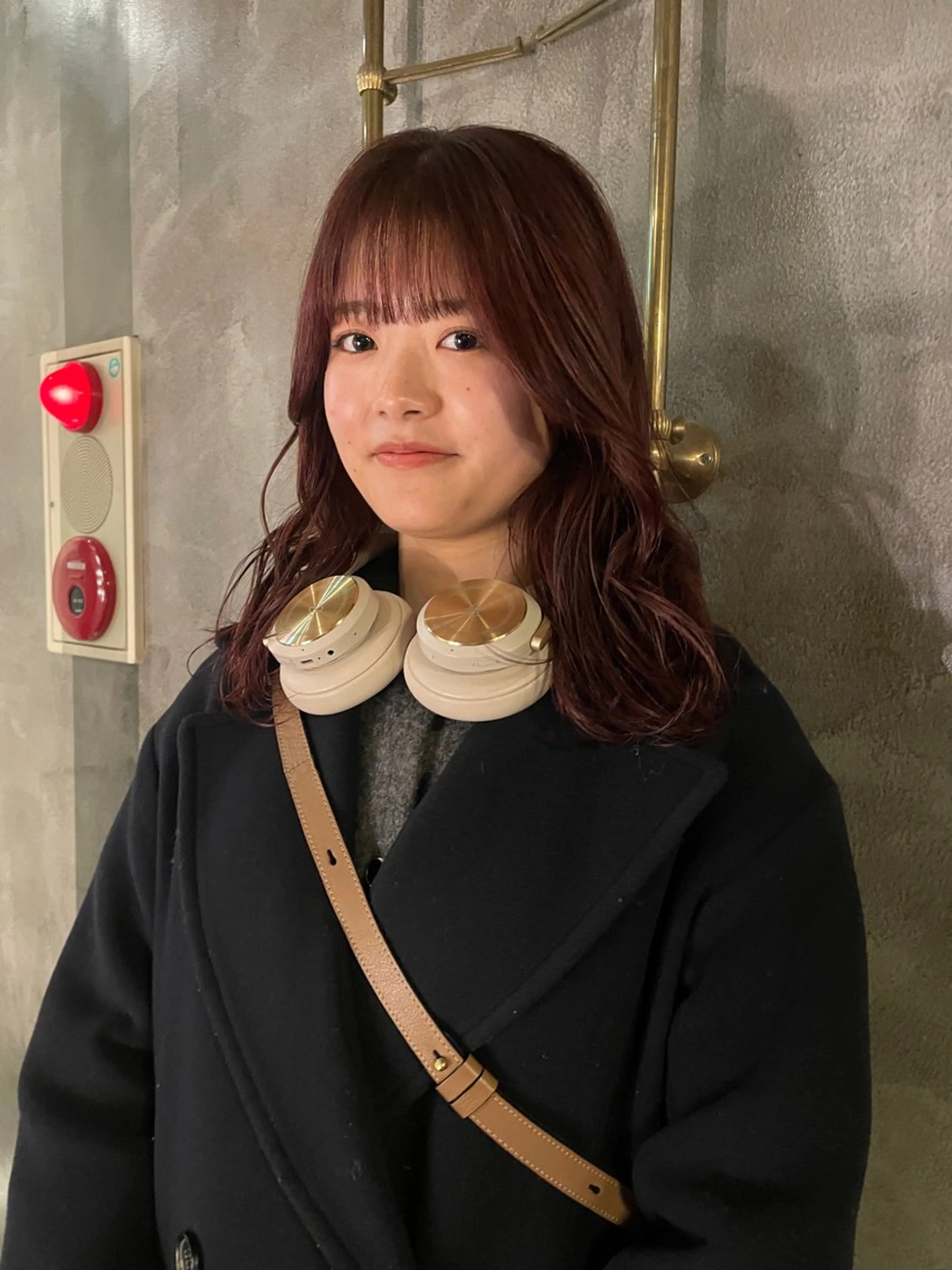 セミロング カラー パーマ ヘアアレンジ カット ヘアカラー トリートメント レイヤー/ 透明感カラー/マドカのヘアスタイル