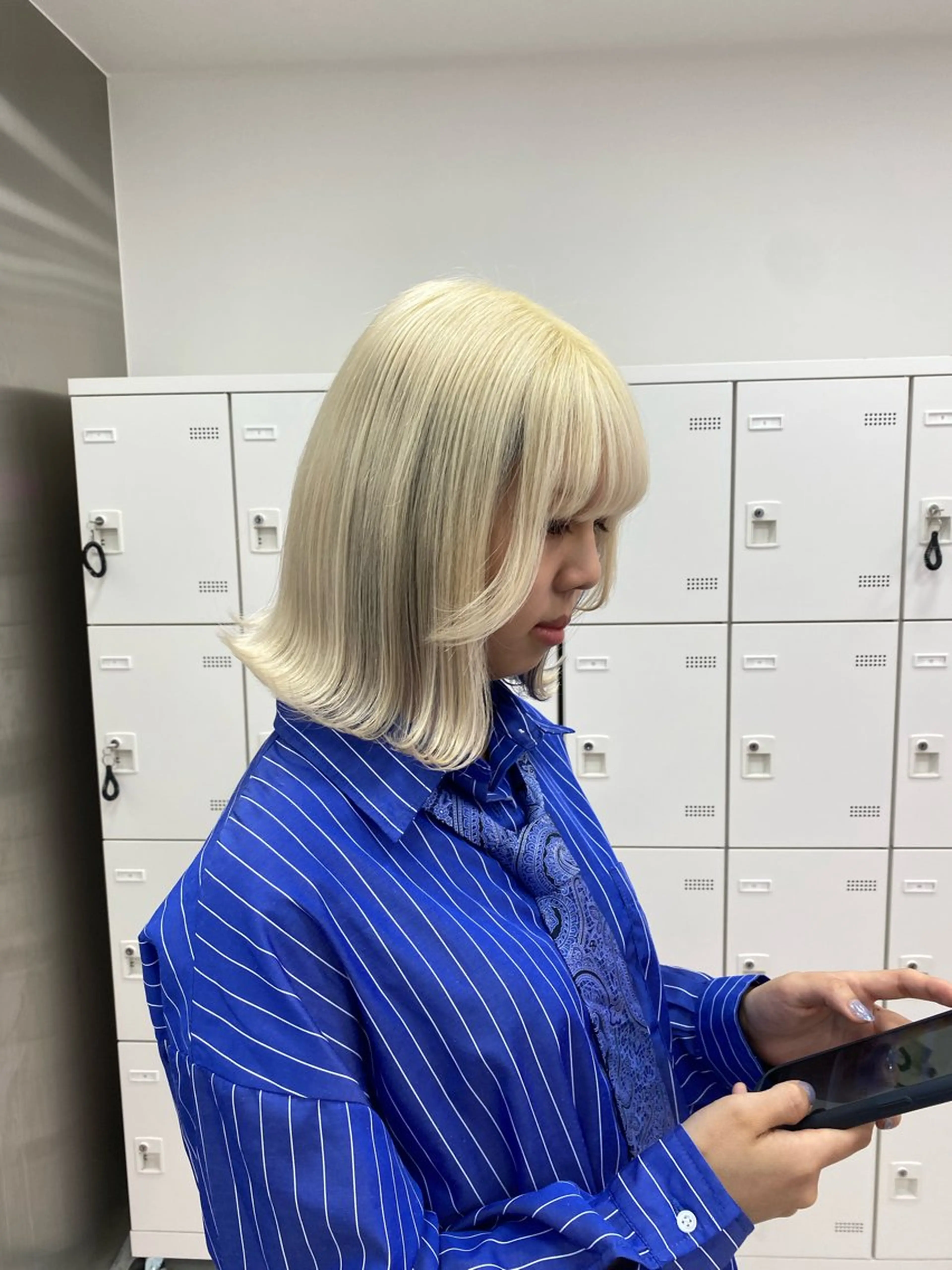 カラー 🔷似合わせメンズ カットKUMA🔷のヘアスタイル