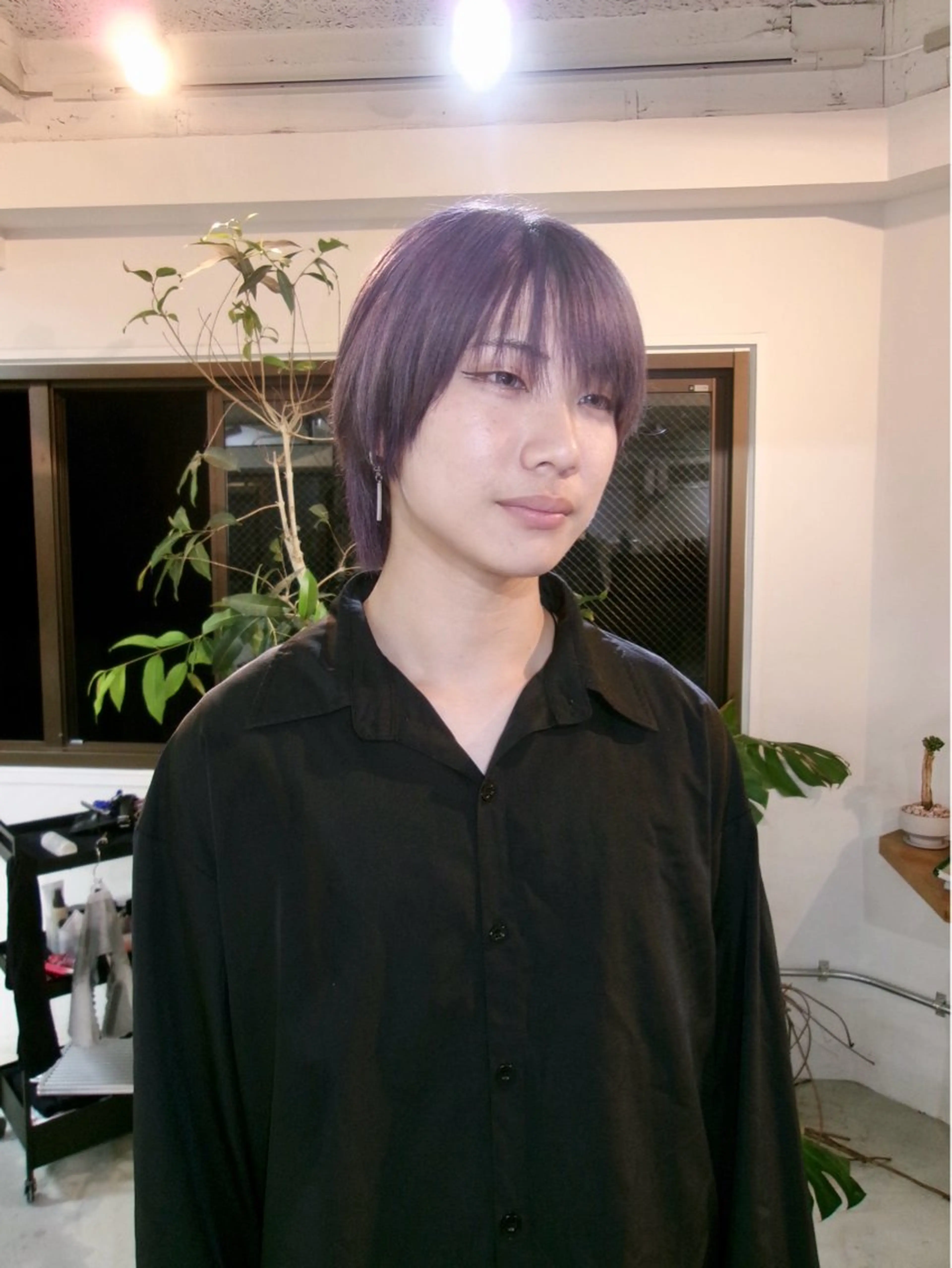 ショート メンズ ヘアカラー FavyS所属・マツウラ サキミのヘアスタイル