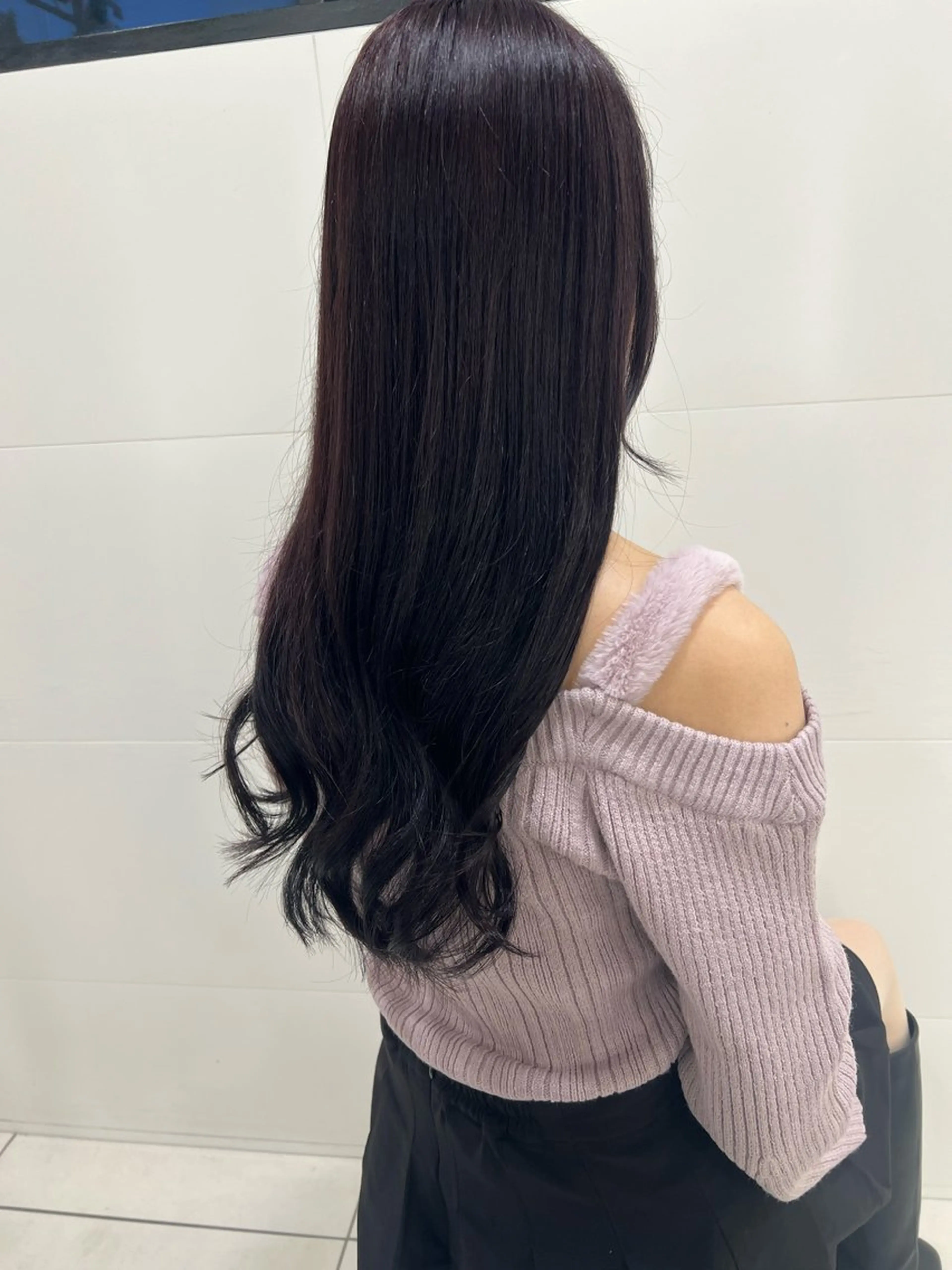 ロング ヘアカラー 木下 寧々のヘアスタイル