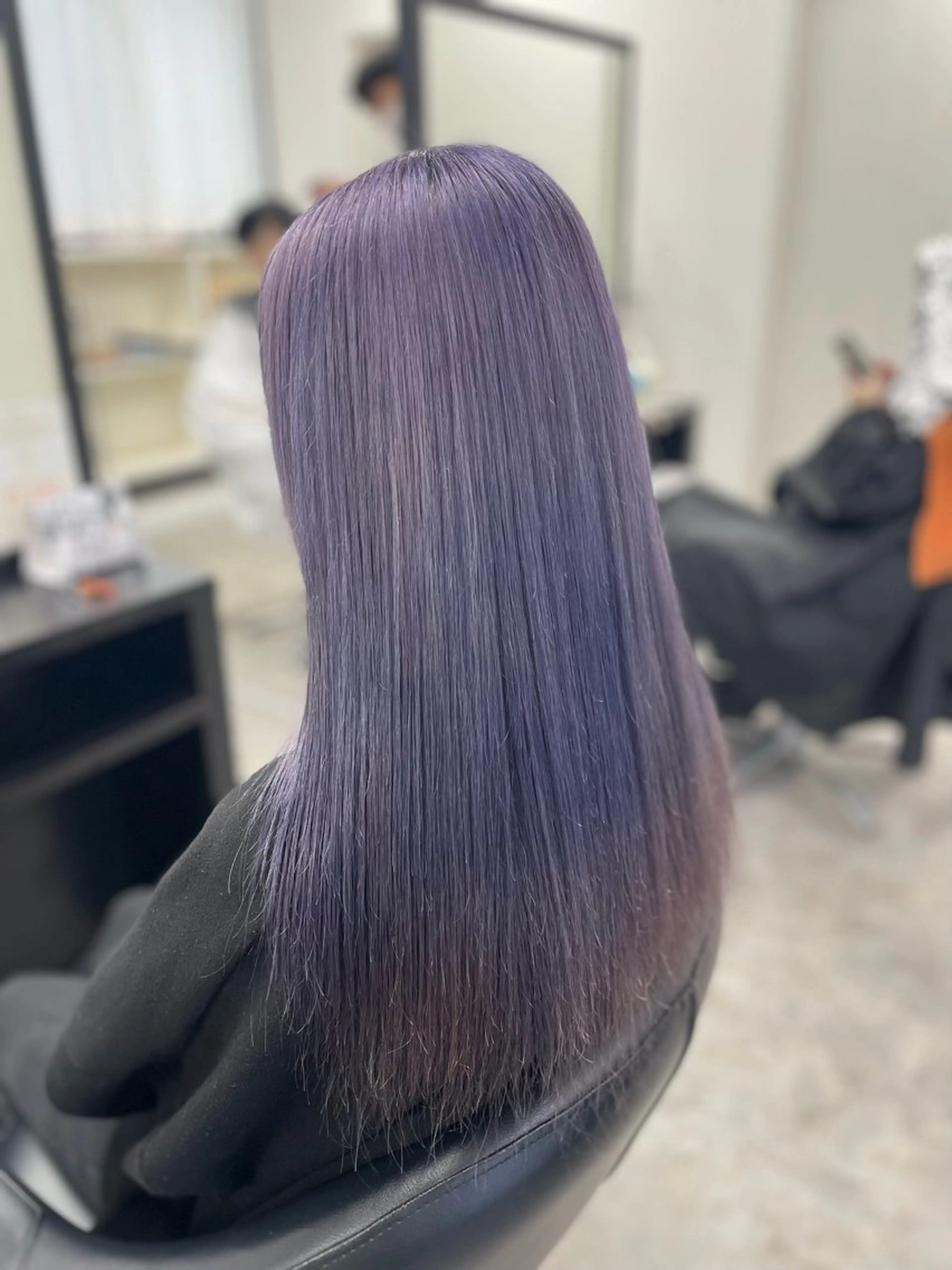 ロング カラー ブリーチ ブルーカラー ブルーバイオレット バイオレットカラー LOBY浦添店所属・LOBY浦添店 NABEのその他イメージ