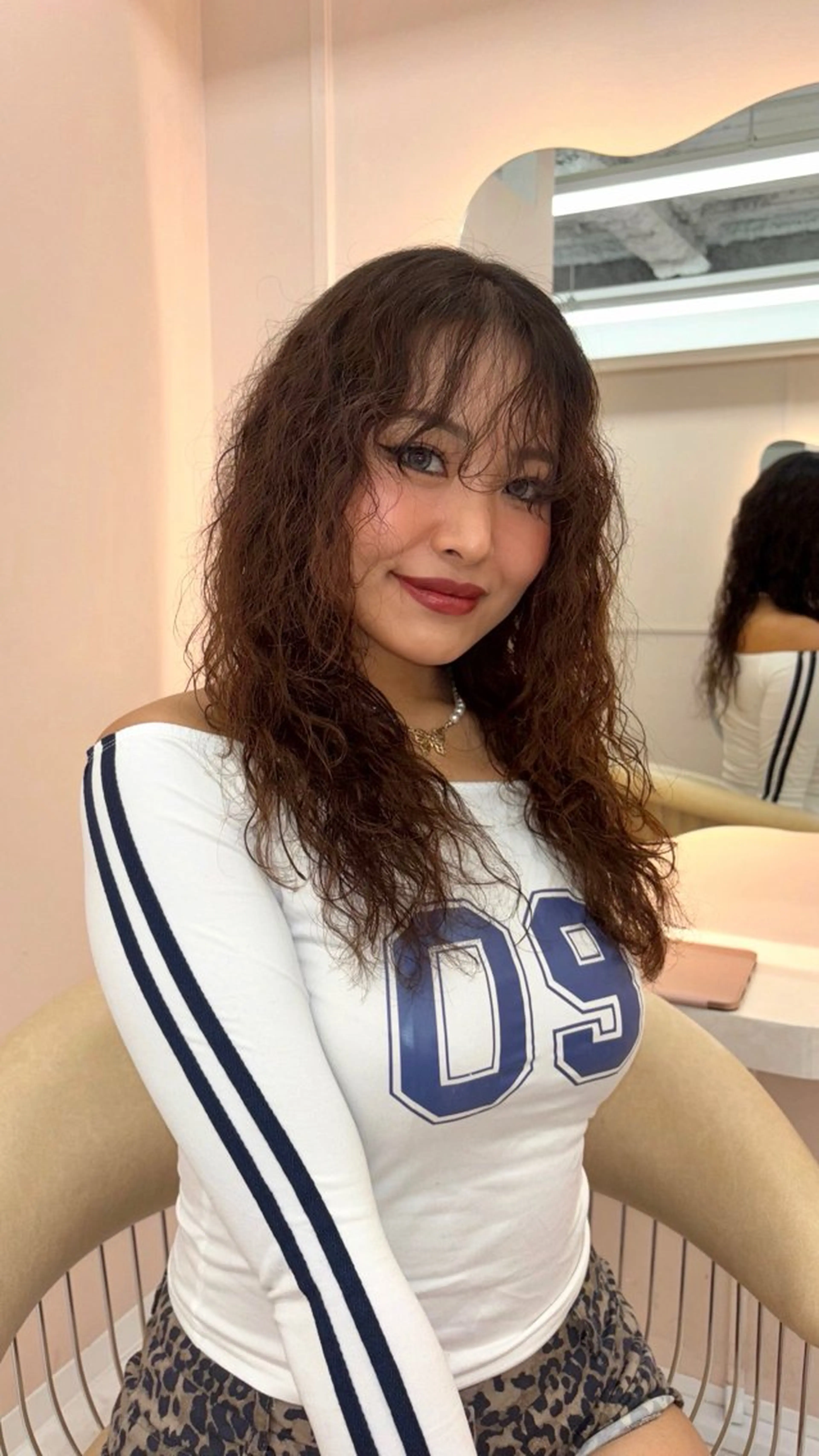 ロング カラー ブリーチ ブラウンカラー 透明感カラー ブリーチなしカラー オレンジ ヘアカラー 渋谷 ♥️ haruのヘアスタイル