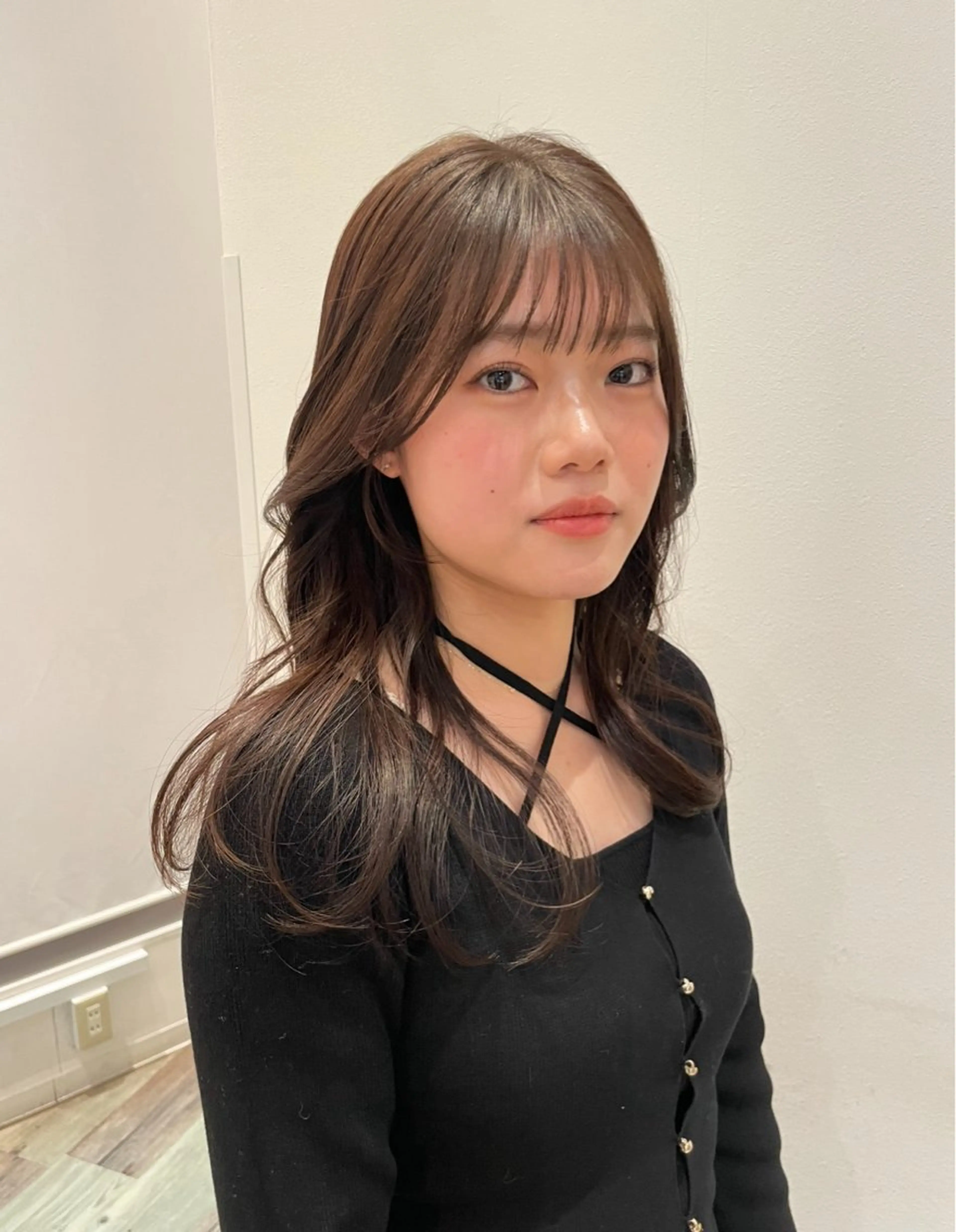 ロング カラー カット ヘアカラー トリートメント k-two✨たき艶感 カラー／美髪矯正のヘアスタイル