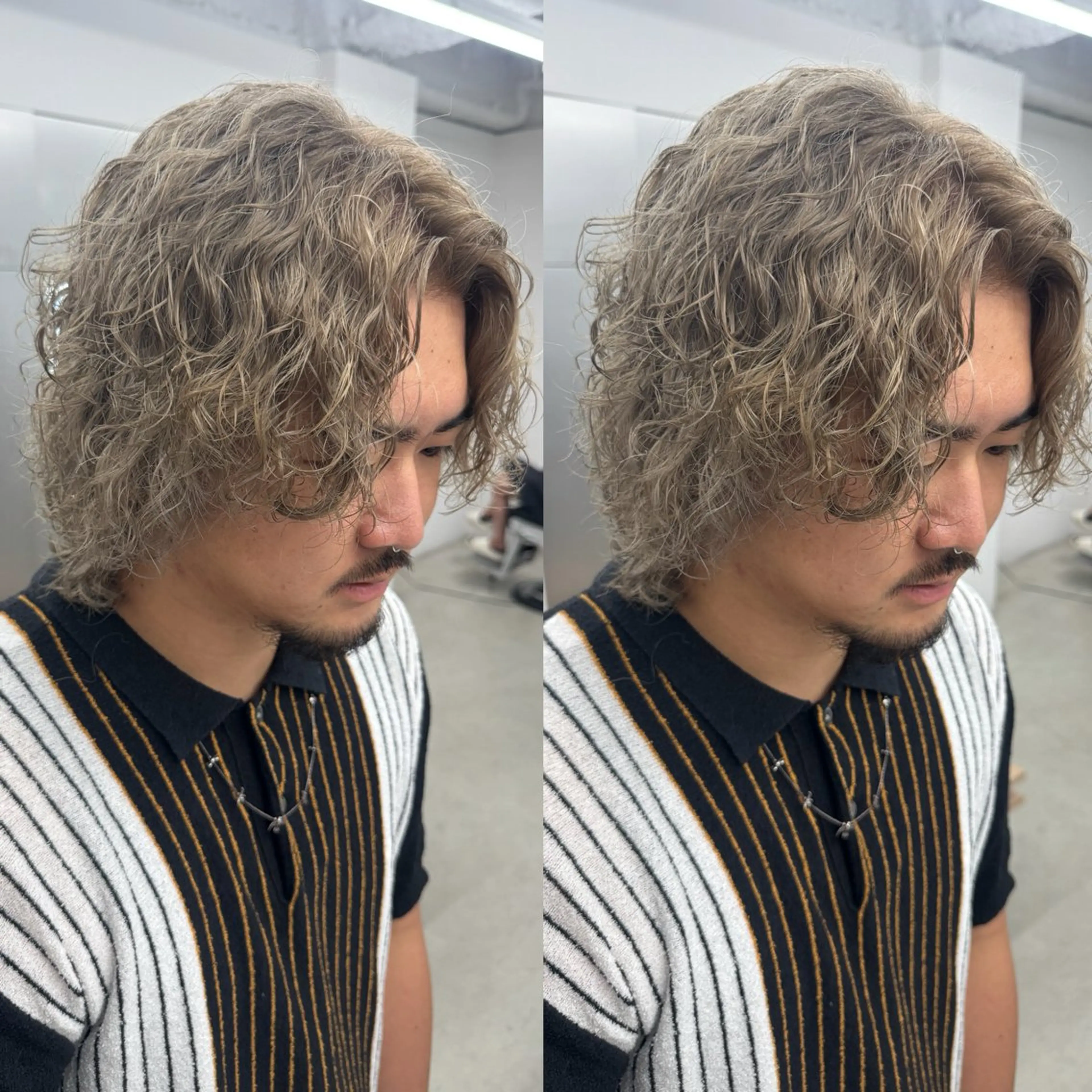 メンズ カット ヘアカラー メンズパーマ特化サロンLond LOGAN所属・SEIYA メンズパーマ職人のヘアスタイル