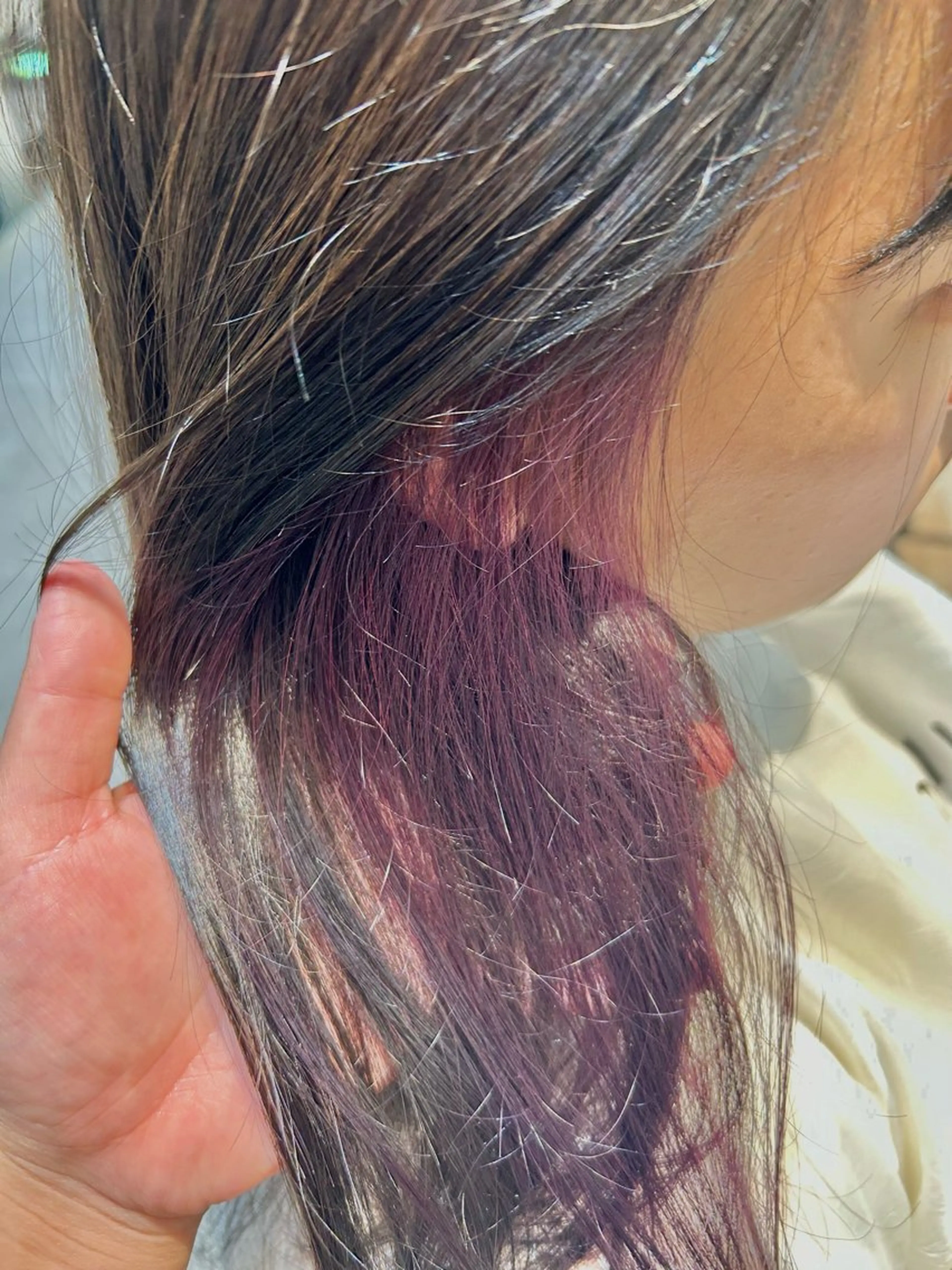 ロング カラー イヤリングカラー 吉川 コヒロのヘアスタイル