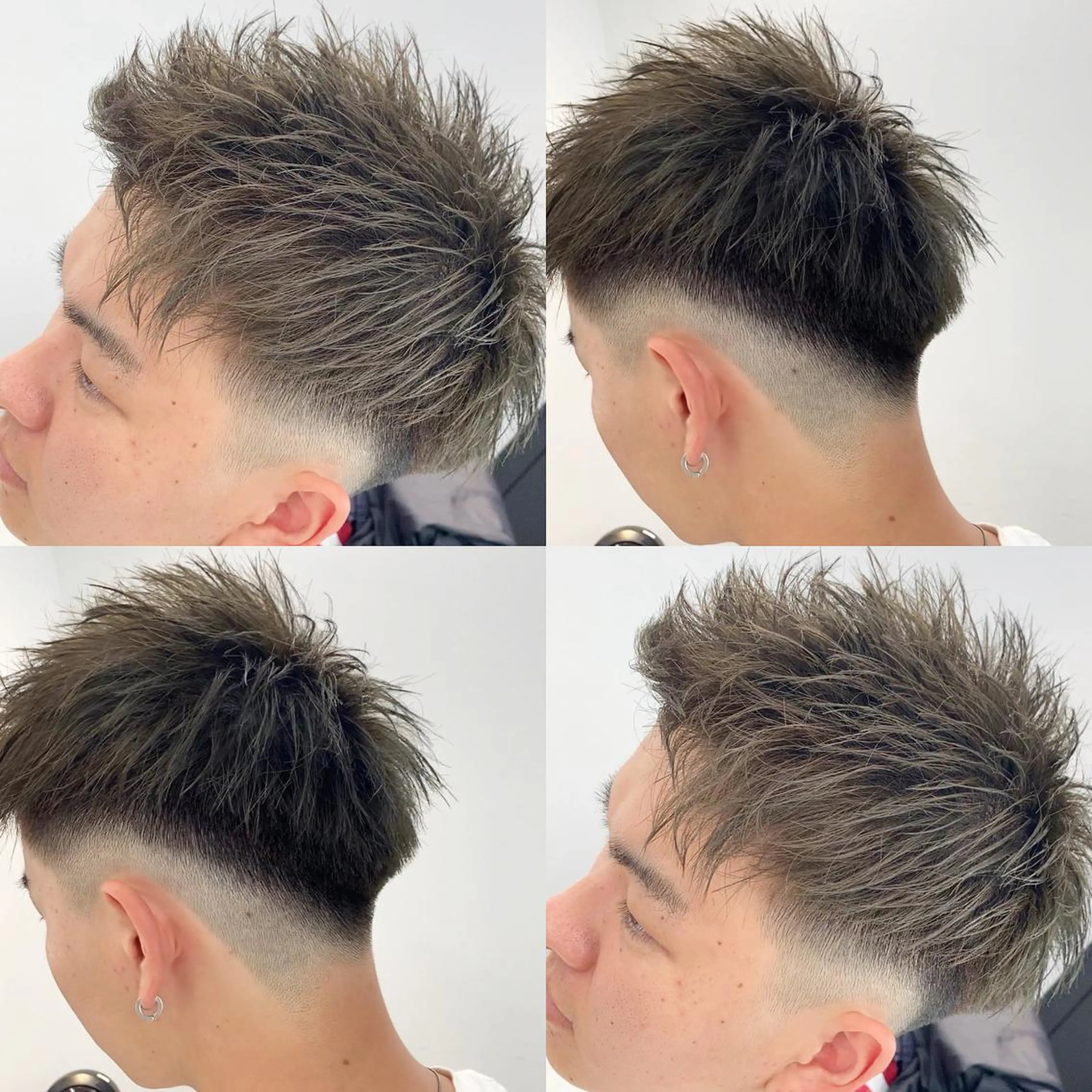 ショート メンズ トリートメント 及川シゲル 髪質改善講師のヘアスタイル