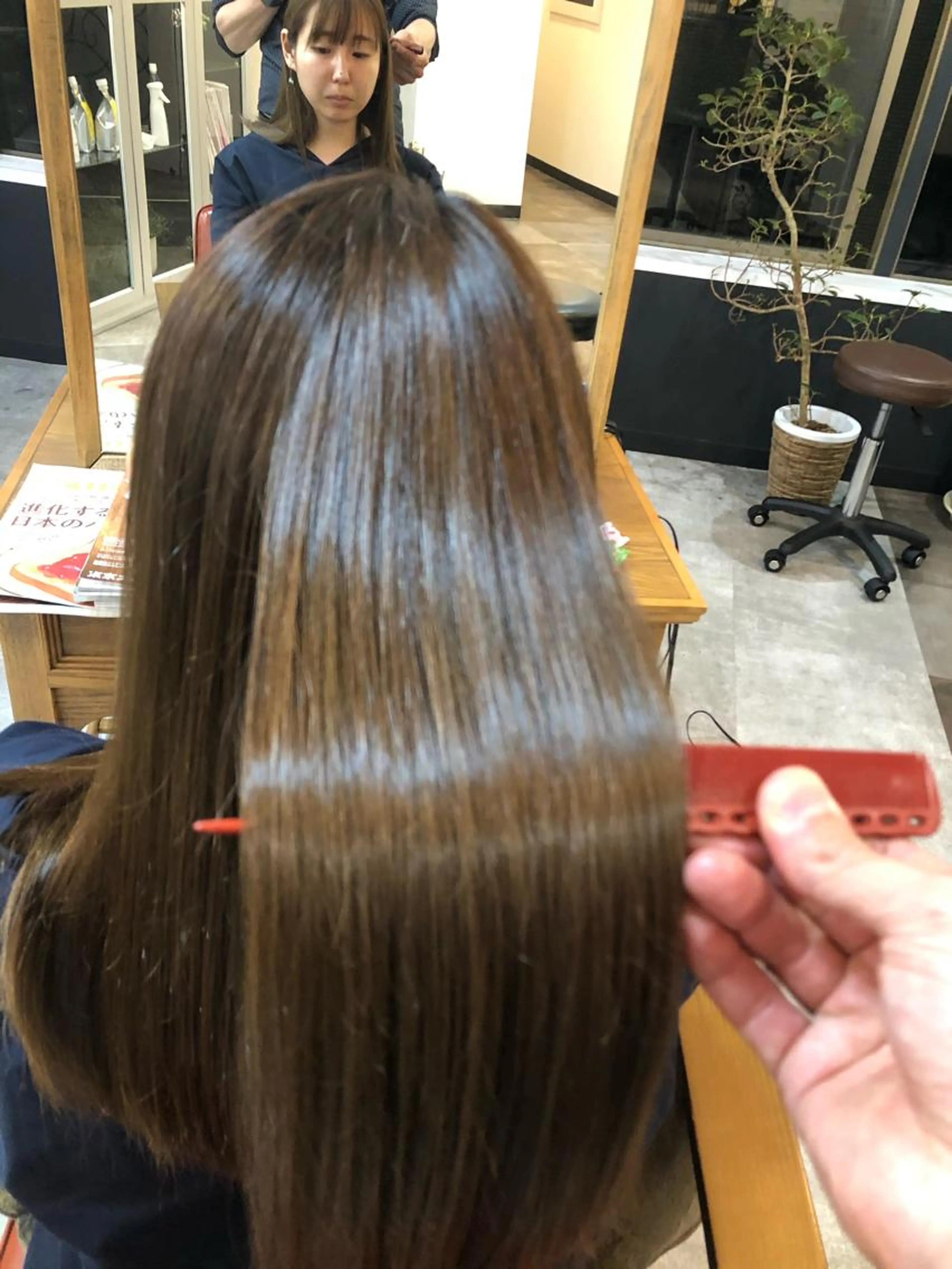 🧡潤艶N.コスメ縮毛矯正+小顔似合わせカット+ 毛髪回復140%TOKIOTRの写真