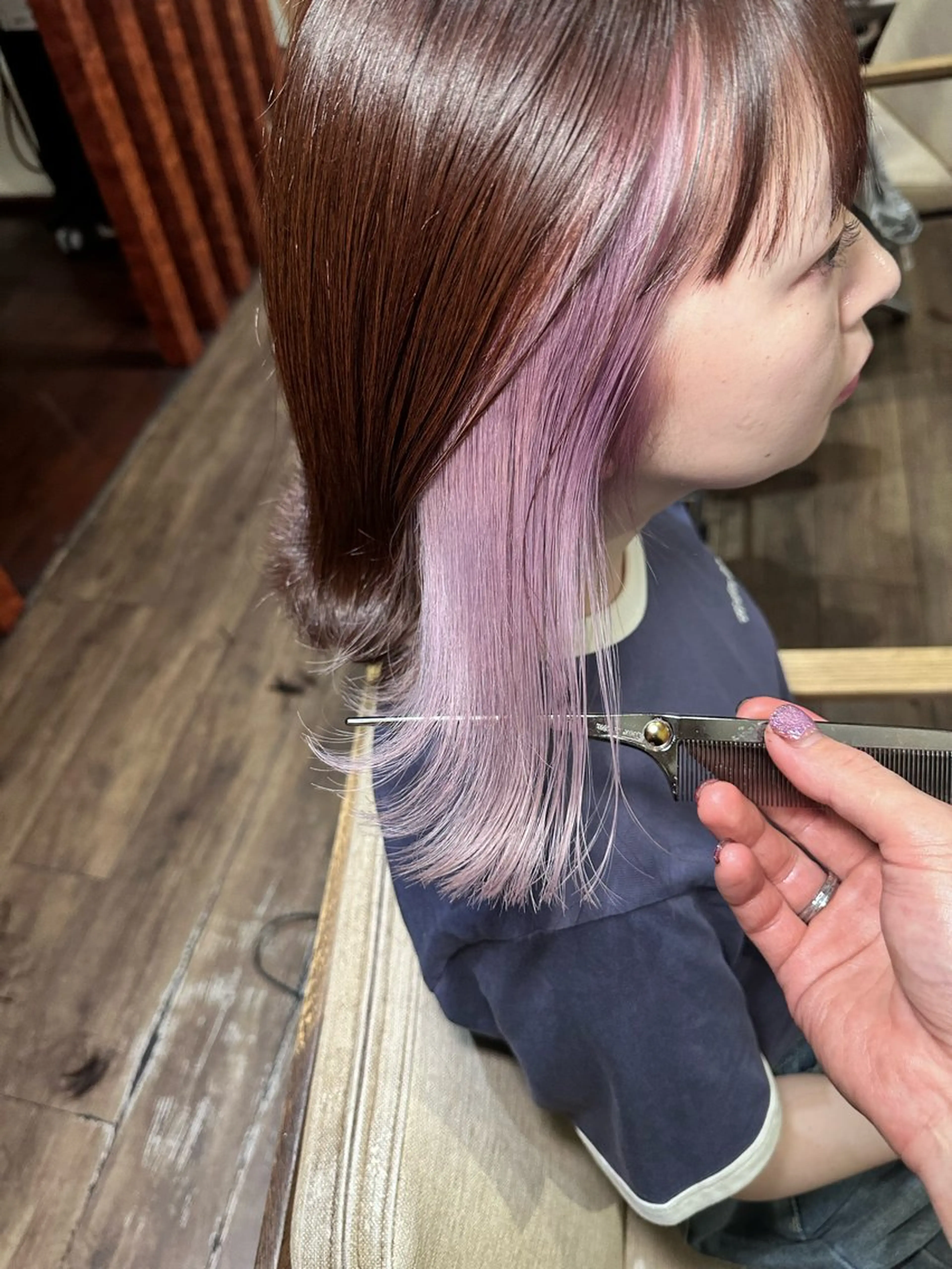 ショート カラー 髪質改善 カット ヘアカラー トリートメント MiU所属・髪質改善×レイヤー で理想のツヤ髪のヘアスタイル