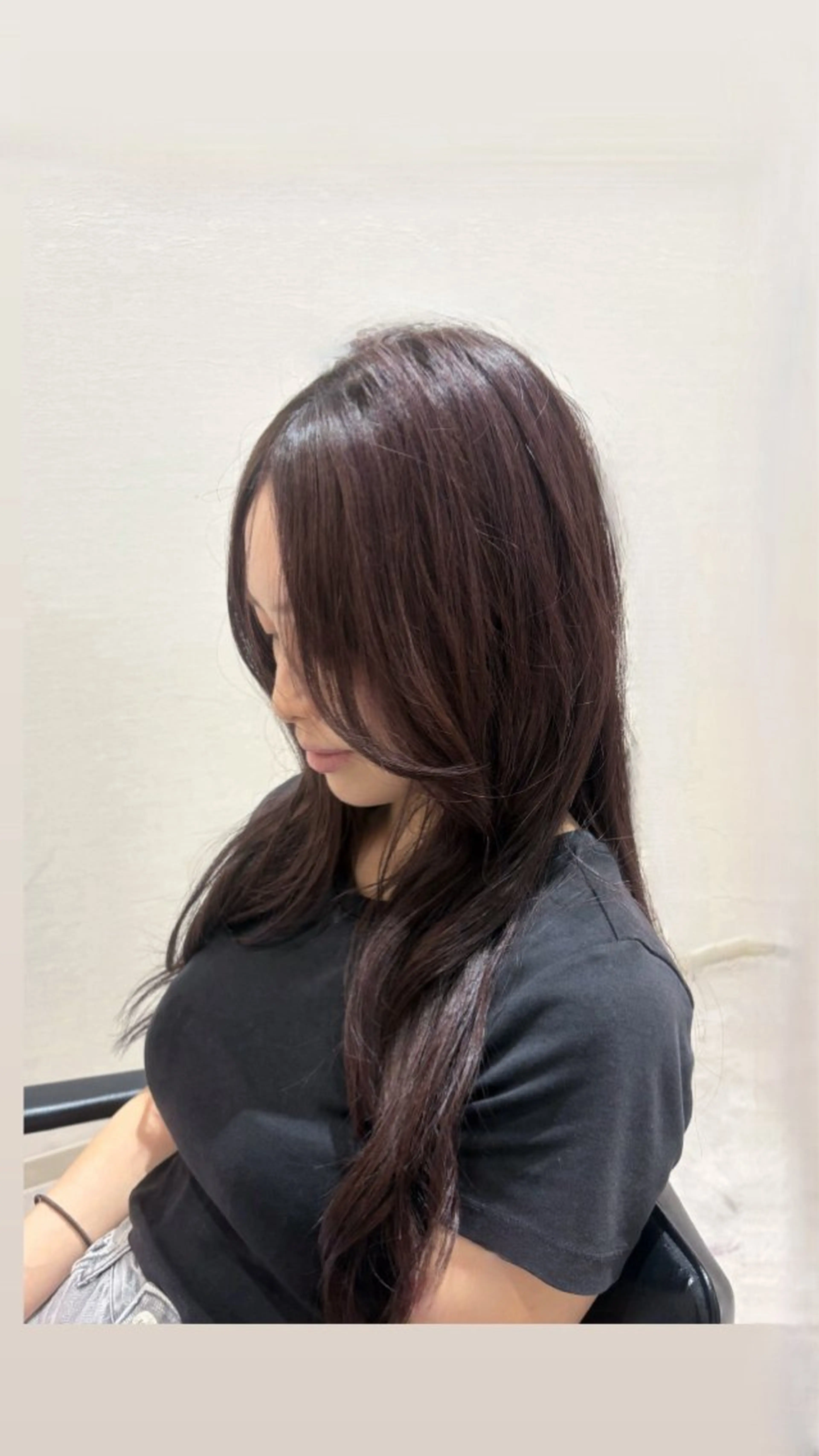 カラー 透明感カラー ダブルカラー グレージュ ラベンダーカラー ラベンダーグレージュ EIGHT HANDA所属・デザイン/ワンカラー 🌻古澤 雅のヘアスタイル